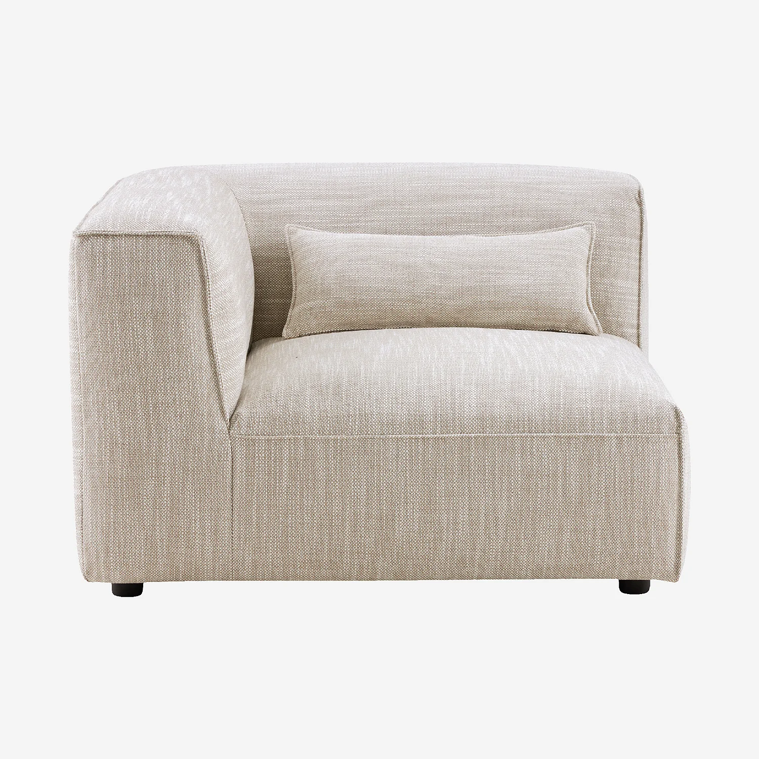 Module d'angle en tissu - Beige mélangé - 1