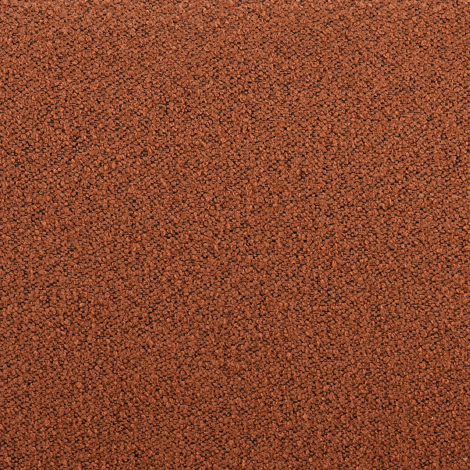 Canapé convertible 3 places - Couchage 160 cm - Matelas 13 cm - Tissu bouclette Tolfa - Terracotta - 3