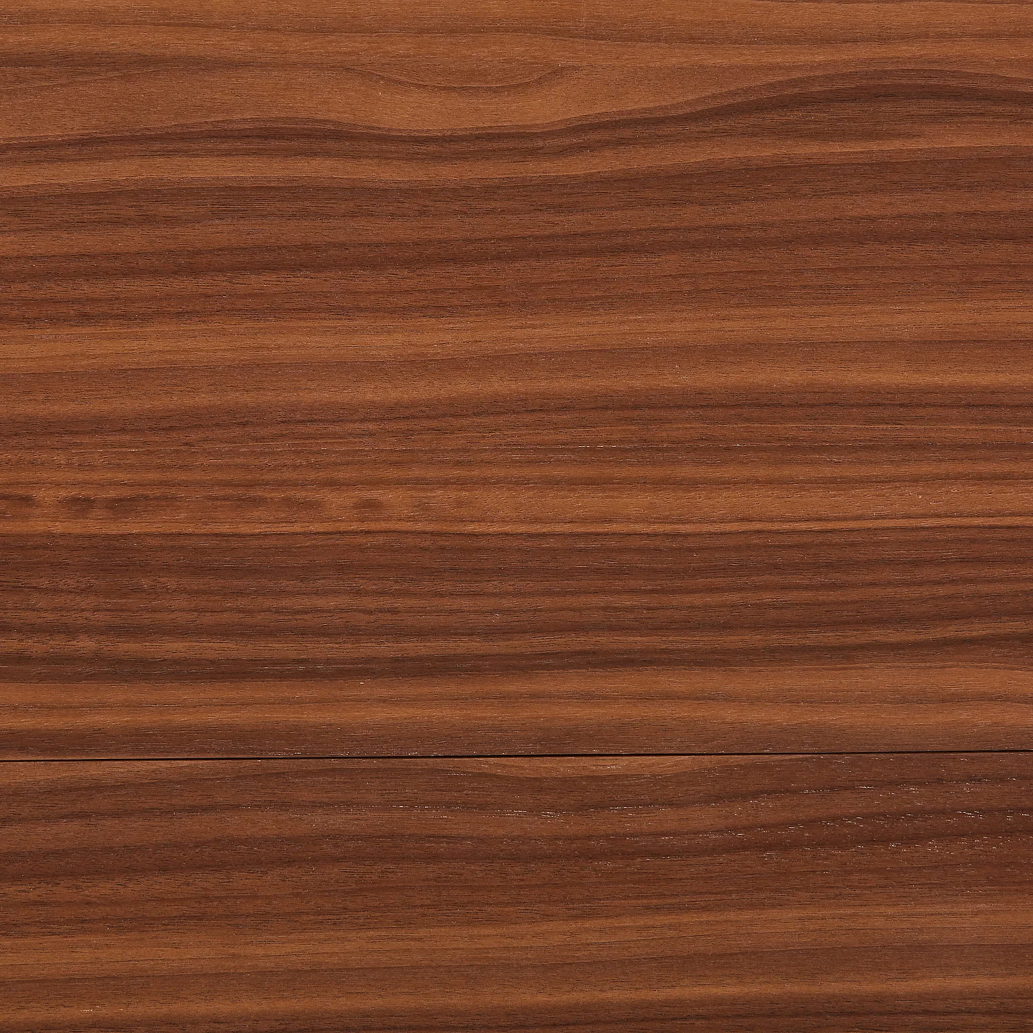 Table à manger ronde extensible en noyer - Naturel foncé - 5