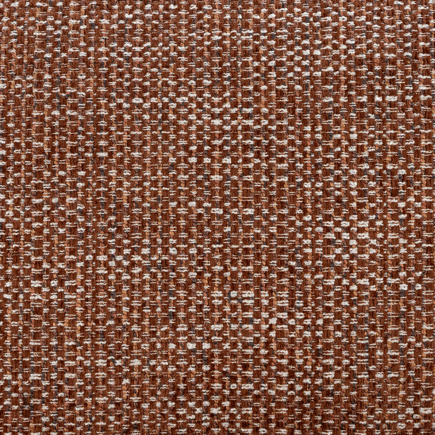 Canapé convertible 3 places - Couchage 160 cm - Matelas 13 cm - Tissu texturé Oria - Marron - 3