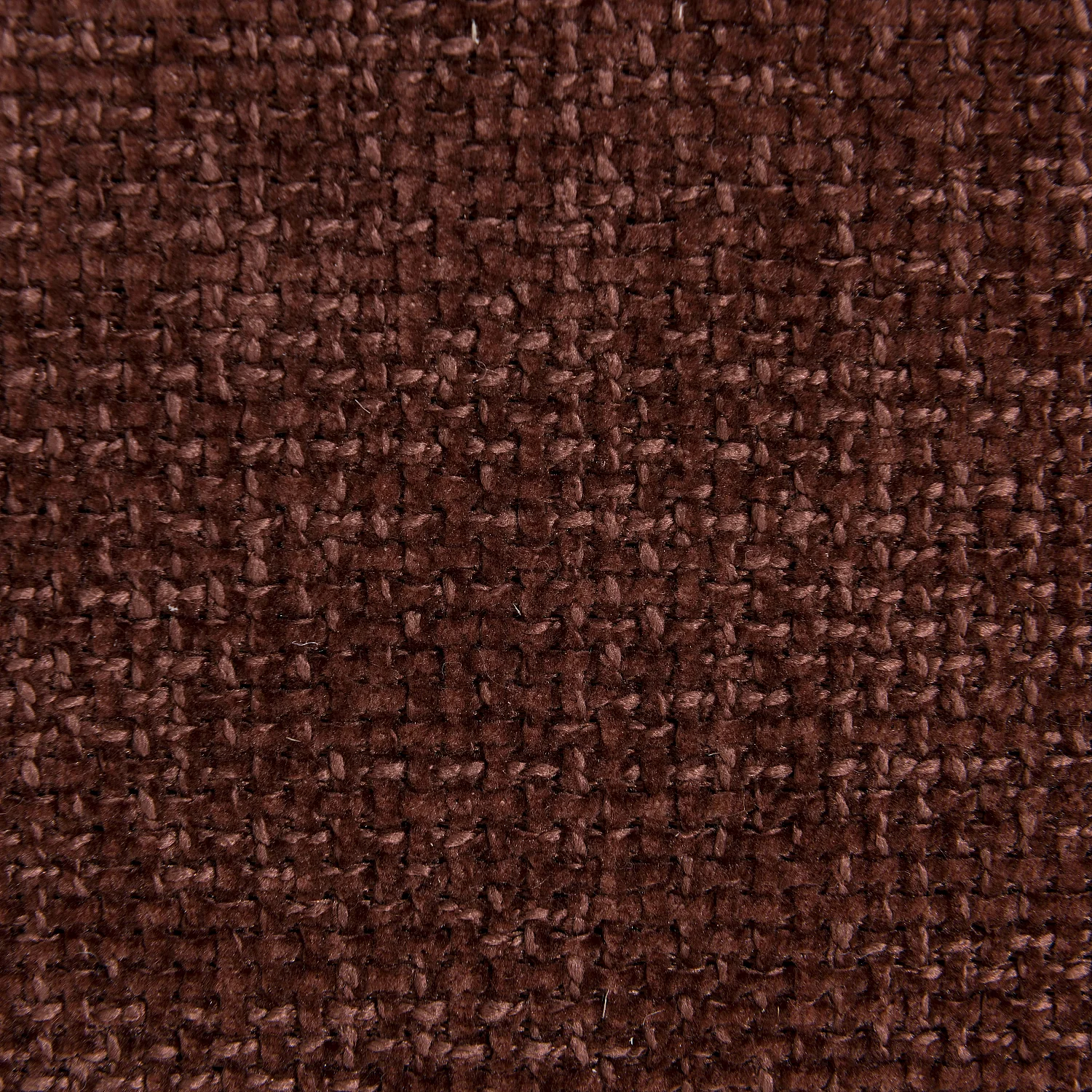 Chauffeuse capitonnée en tissu chenille avec dossier garni de plumes - Terracotta - 2