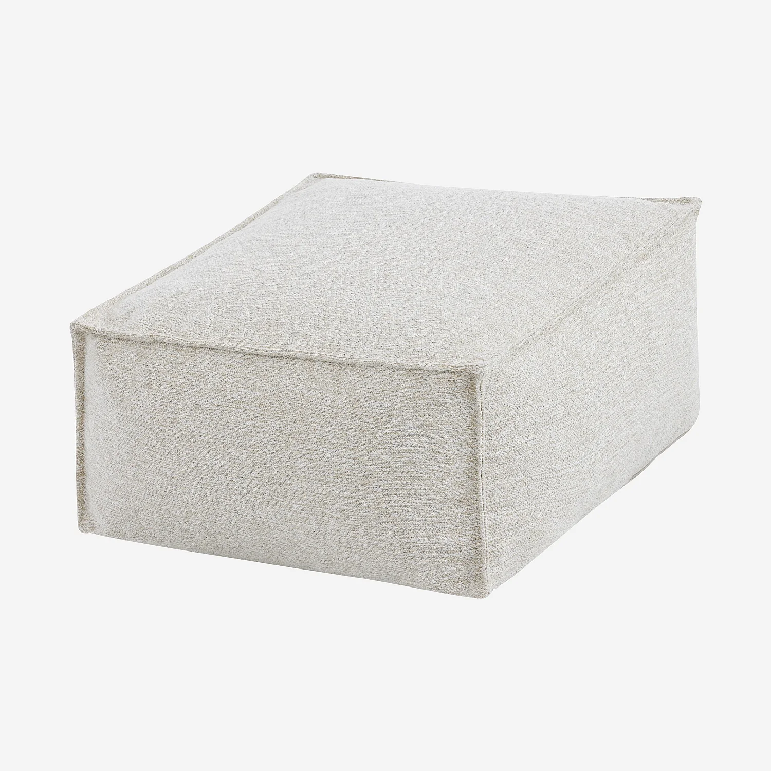 Ensemble de jardin en tissu imperméable 5 places - Crème - 5