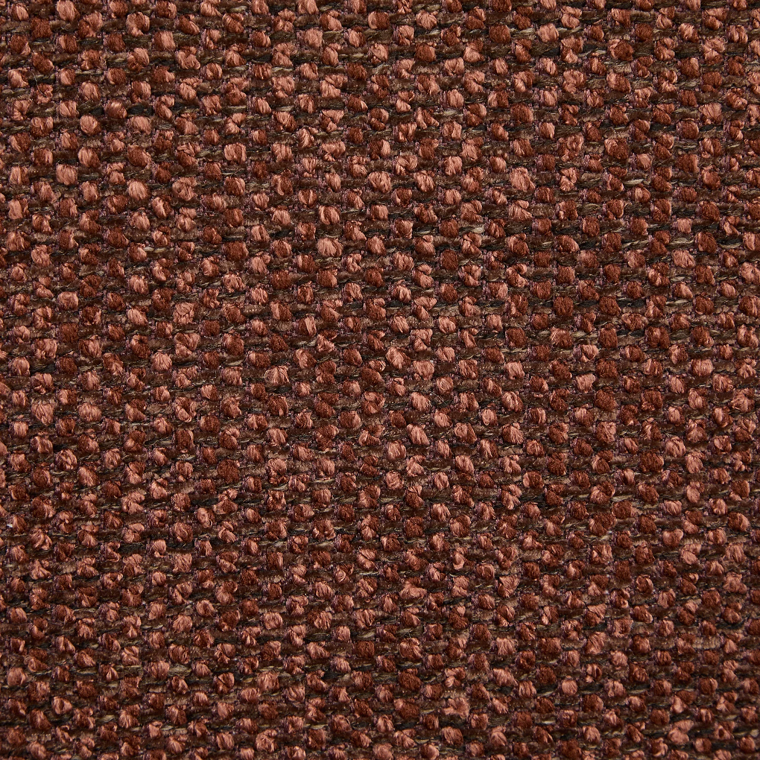 Fauteuil en tissu chenille et métal chromé - Rouille - 2