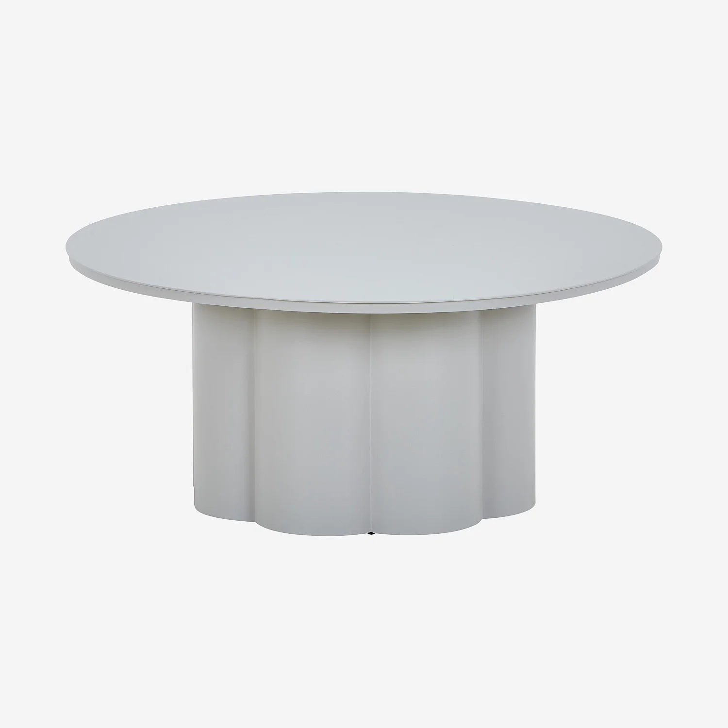 Set van nestbare tuintafels van aluminium - Zijdegrijs - 1