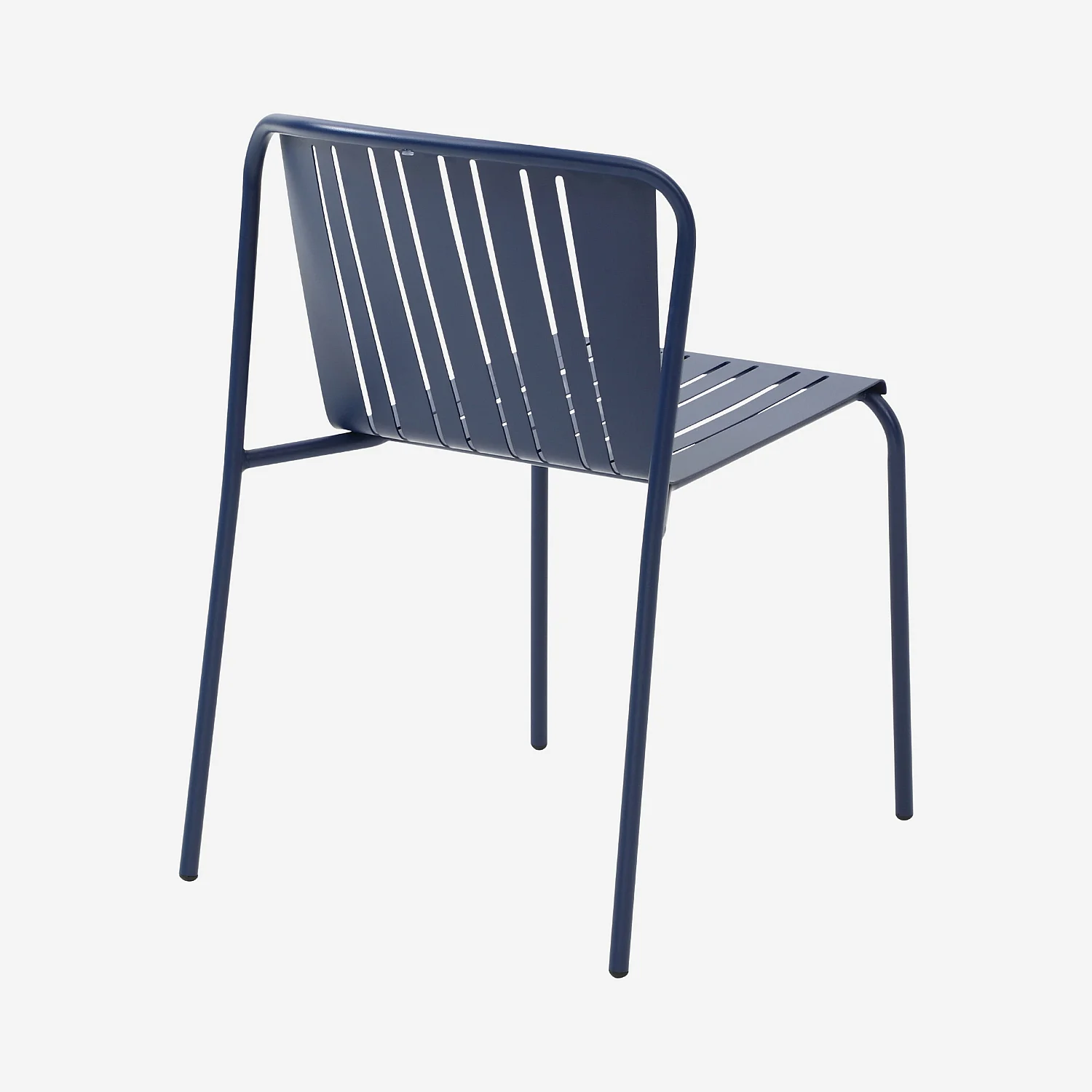 Set van 2 stalen tuinstoelen - Nachtblauw - 8