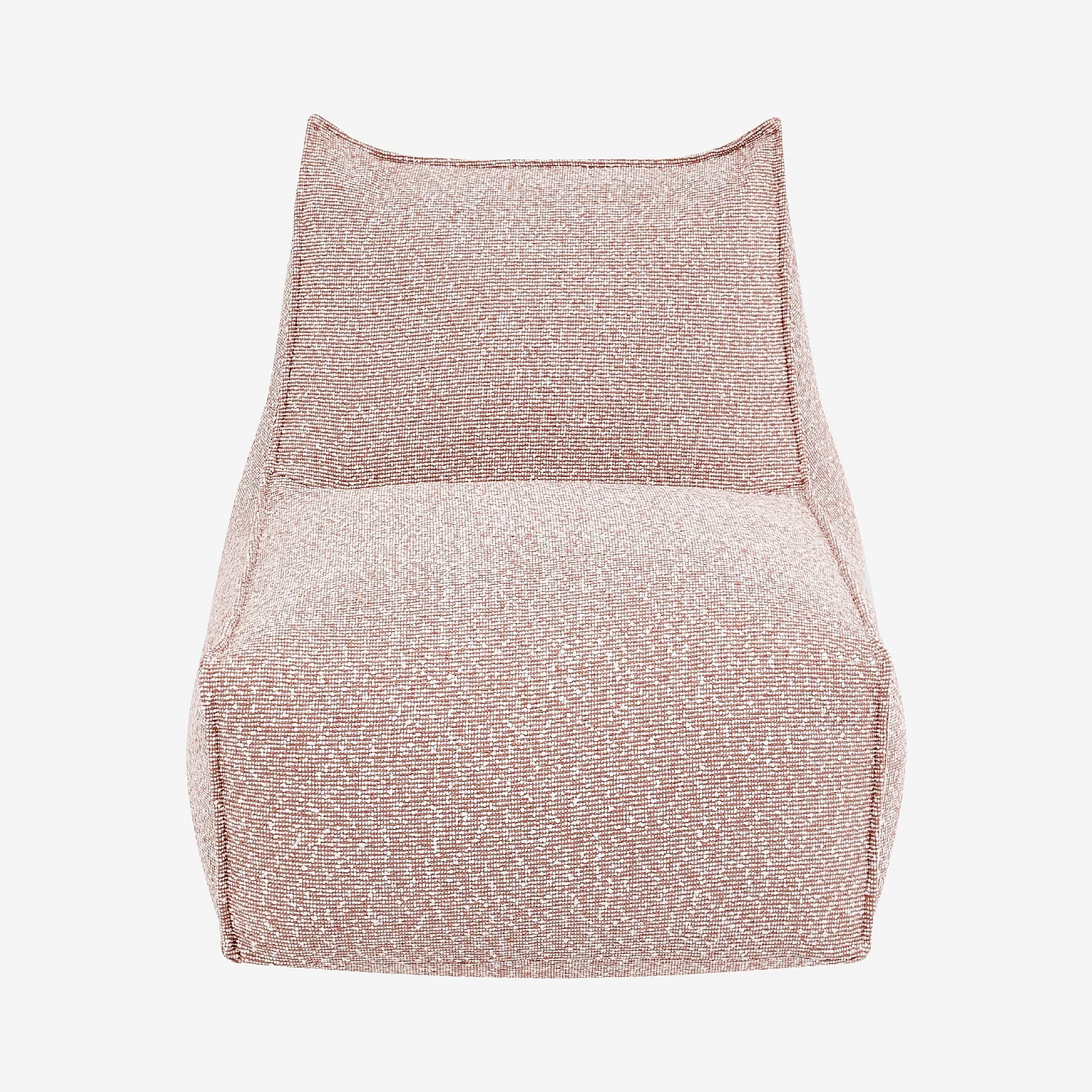 Lot de 2 fauteuils de jardin en tissu déperlant - Rose argile - 5