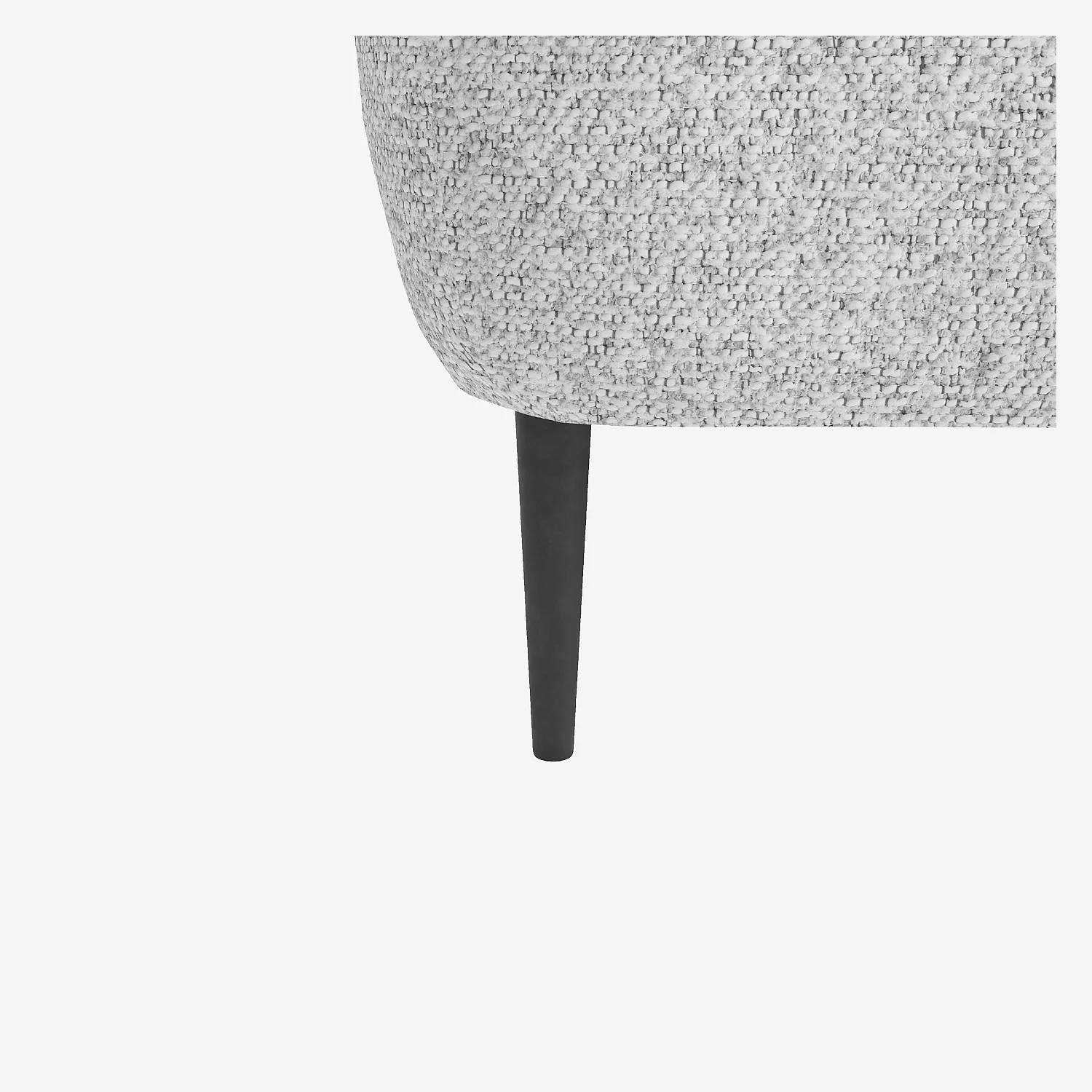 Ensemble lit coffre 160 x 200 cm en tissu texturé avec LEDs intégrées et matelas Hybride Excellence - Gris chiné - 11
