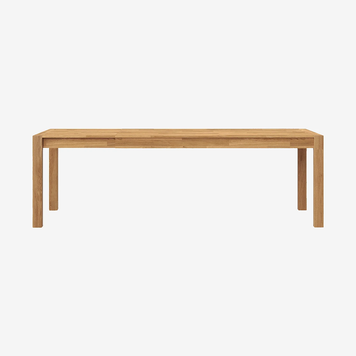 Table rectangulaire extensible en chêne - 6/8 personnes - 1
