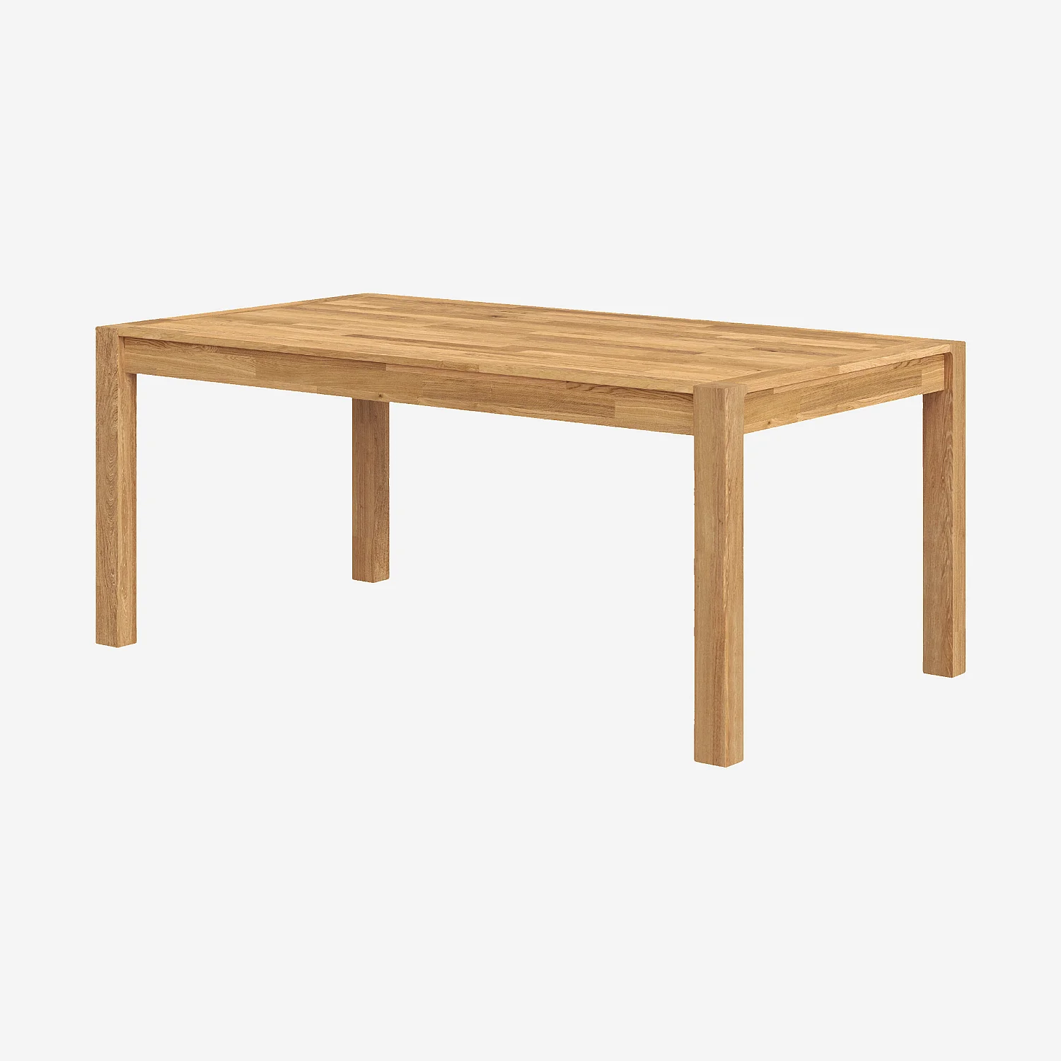 Table rectangulaire extensible en chêne - 6/8 personnes - 5