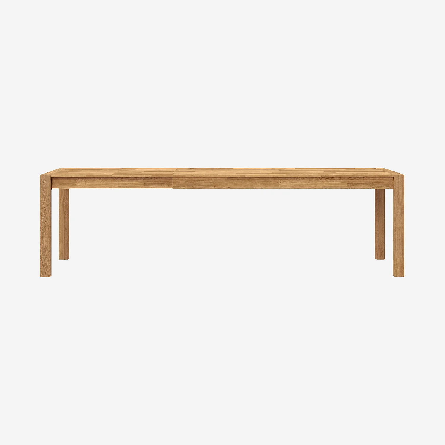 Table rectangulaire extensible en chêne - 6/10 personnes - 1
