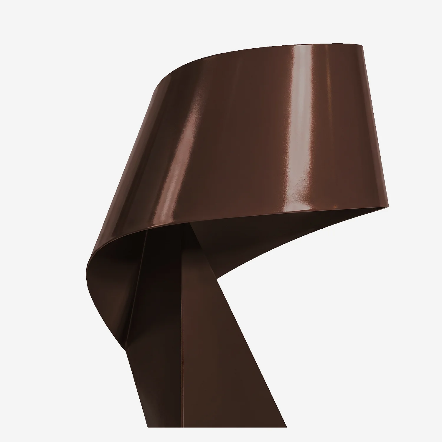 Édition limitée - Lampe de table en métal - 35 cm - Marron laqué - Design by Claire Norcross - 6