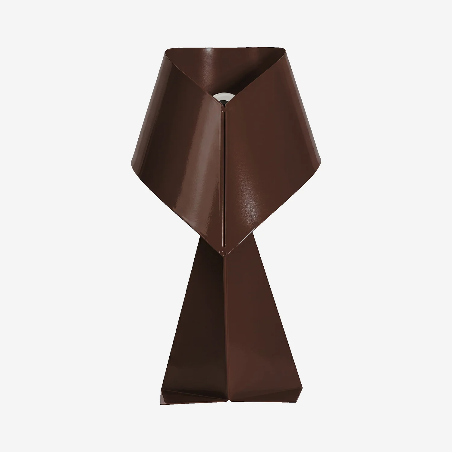 Édition limitée - Lampe de table en métal - 35 cm - Marron laqué - Design by Claire Norcross - 8