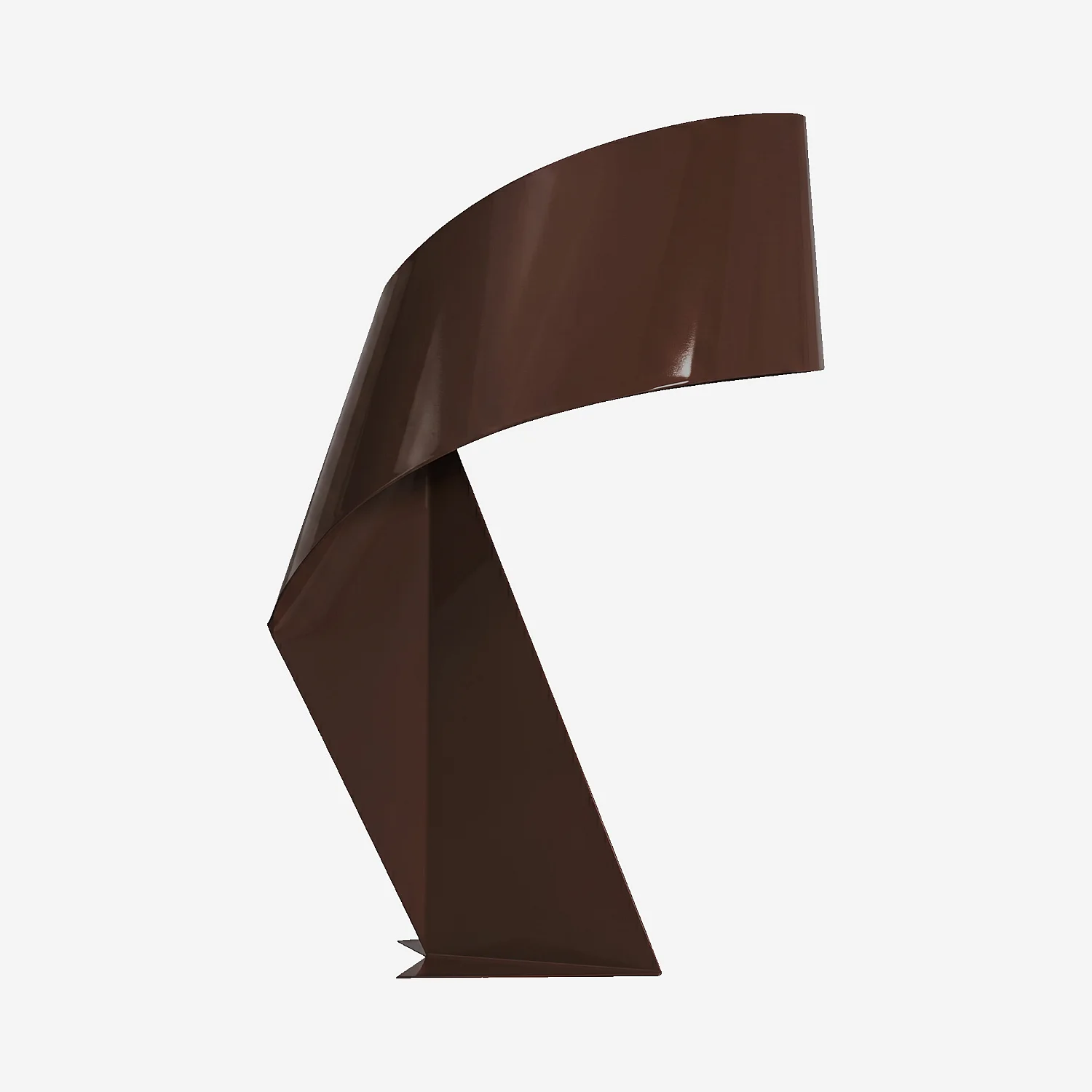 Édition limitée - Lampe de table en métal - 35 cm - Marron laqué - Design by Claire Norcross - 5