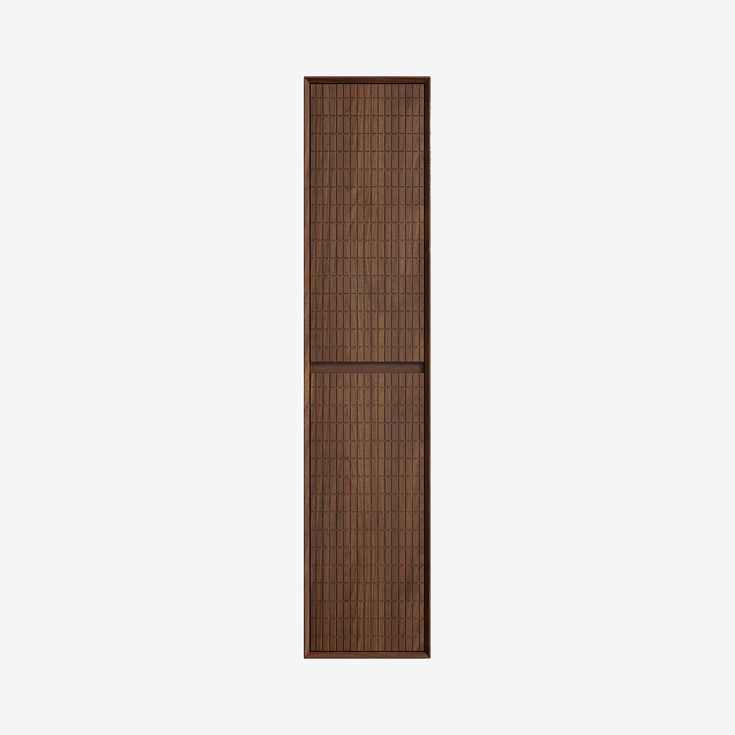 Badmöbel-Set 60 cm mit Badschrank und Spiegel Noam 60 cm - Dunkelnatur - 5