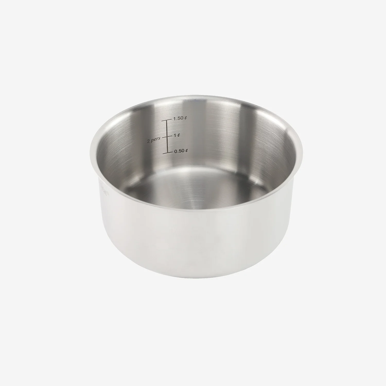 Conjunto de 3 caçarolas amovíveis em aço inoxidável todos os fogos - 16/18/20 cm - Prateado - 4