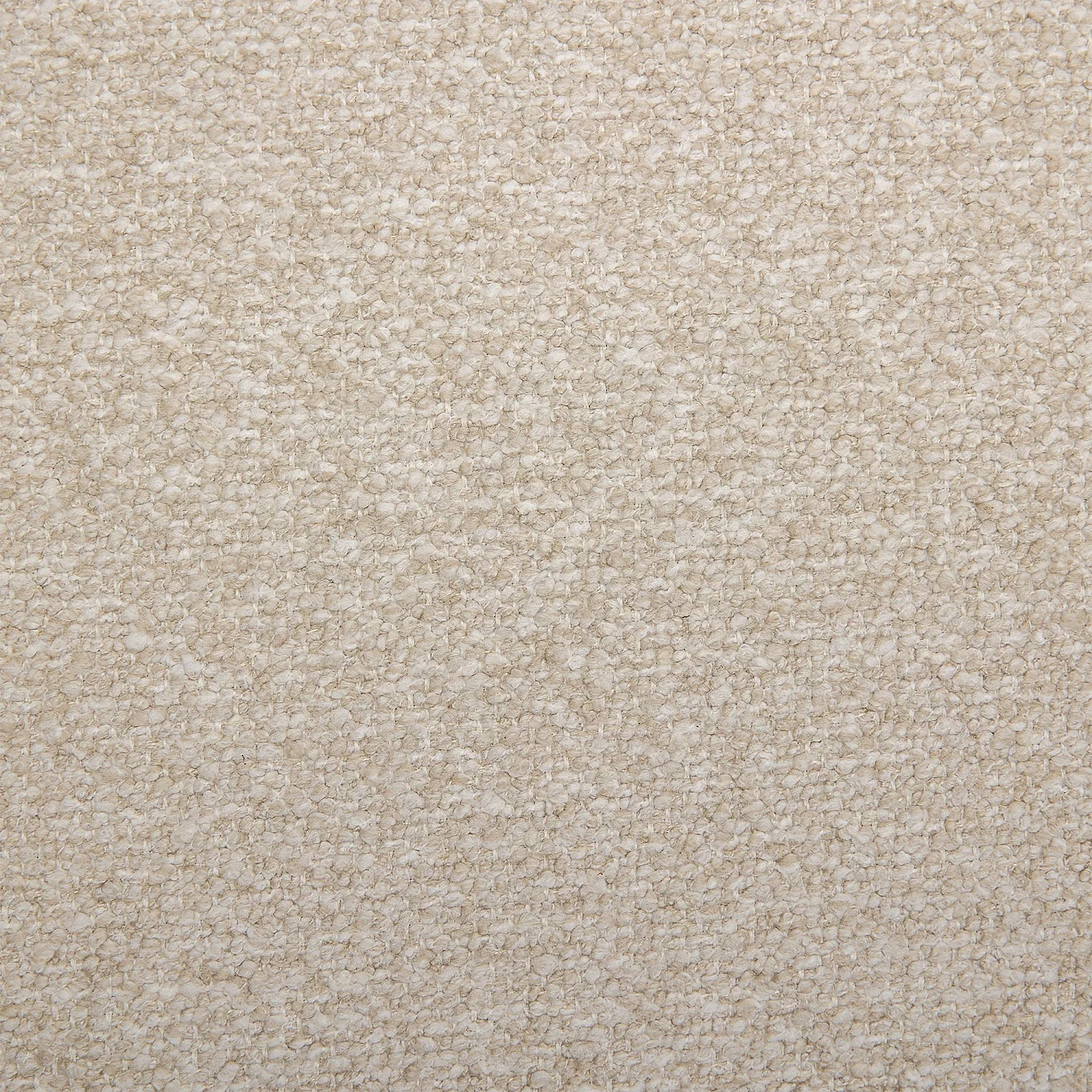 Canapé 3 places avec repose-pieds en tissu texturé - Beige vanille - Design by Federica Francini - 2