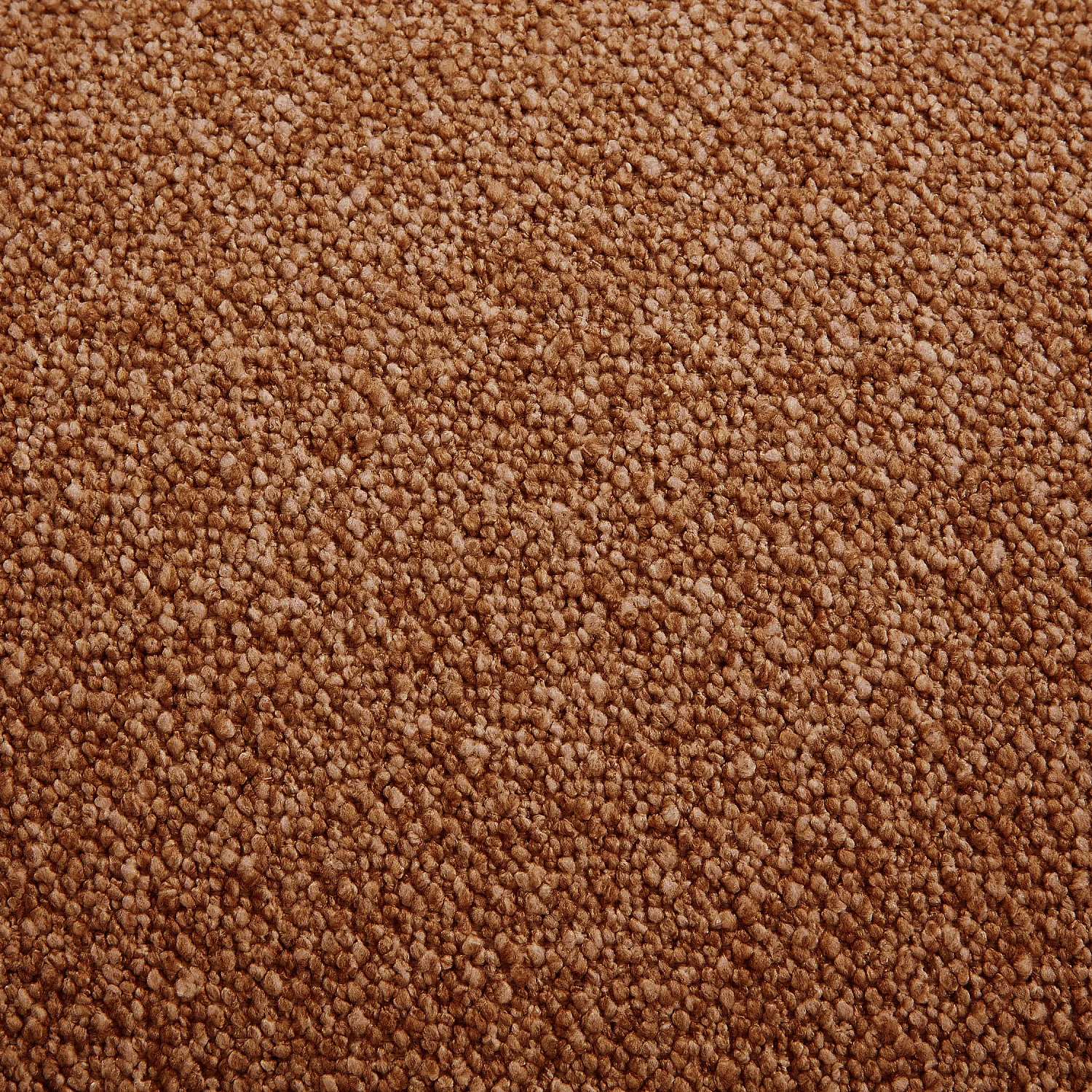 Canapé 2 places avec repose-pieds en tissu texturé - Terracotta - 6