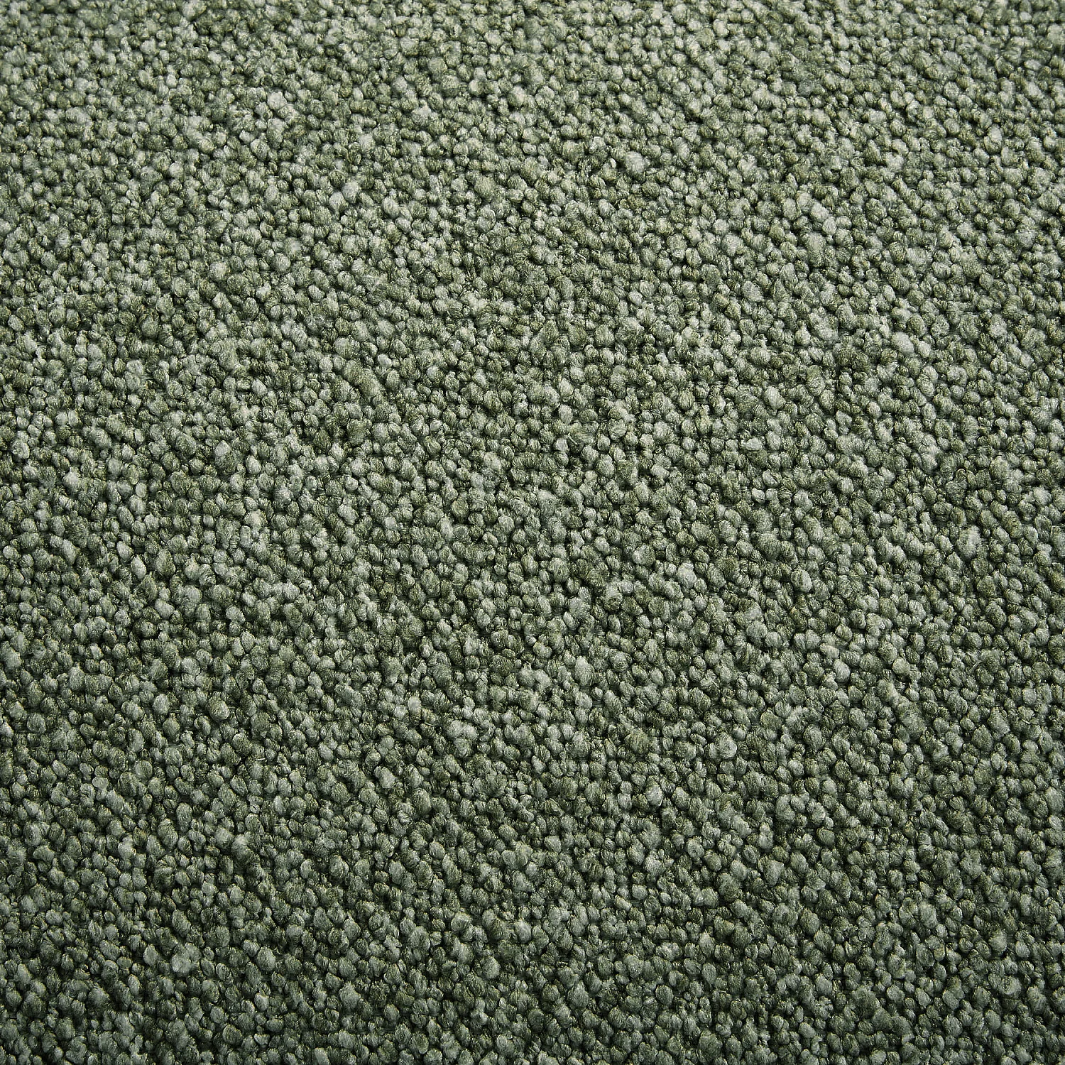 Canapé 2 places avec repose-pieds en tissu texturé - Vert sapin - 6