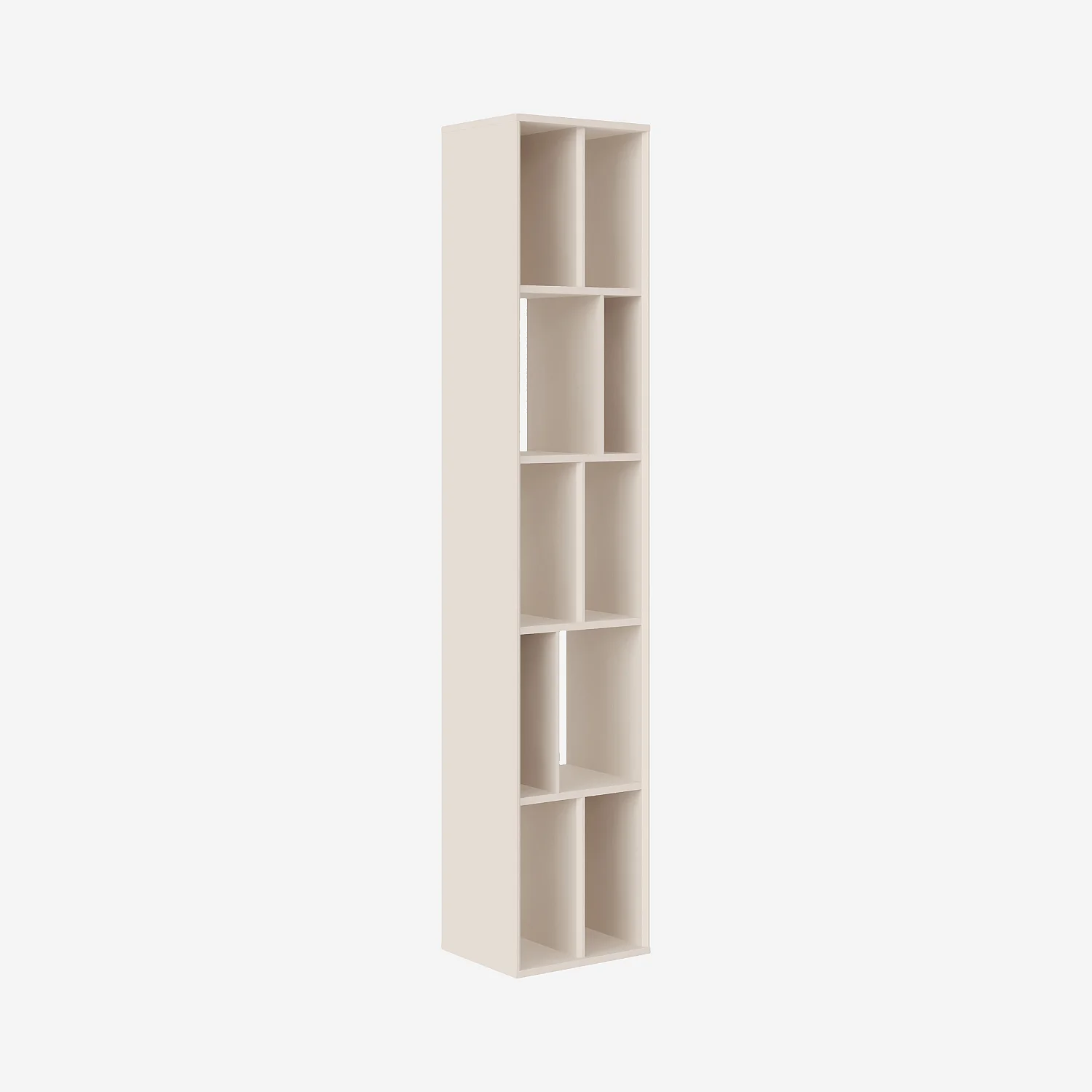 Bücherregal aus Holz 38 x 195 cm - Greige - Design by Hélèna Pille - 6