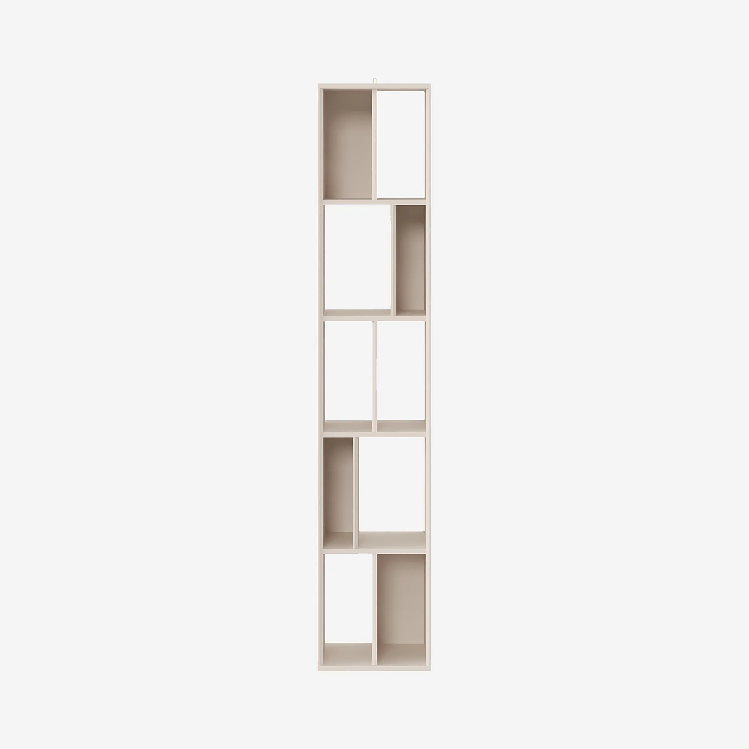 Bücherregal aus Holz 38 x 195 cm - Greige - Design by Hélèna Pille - 2