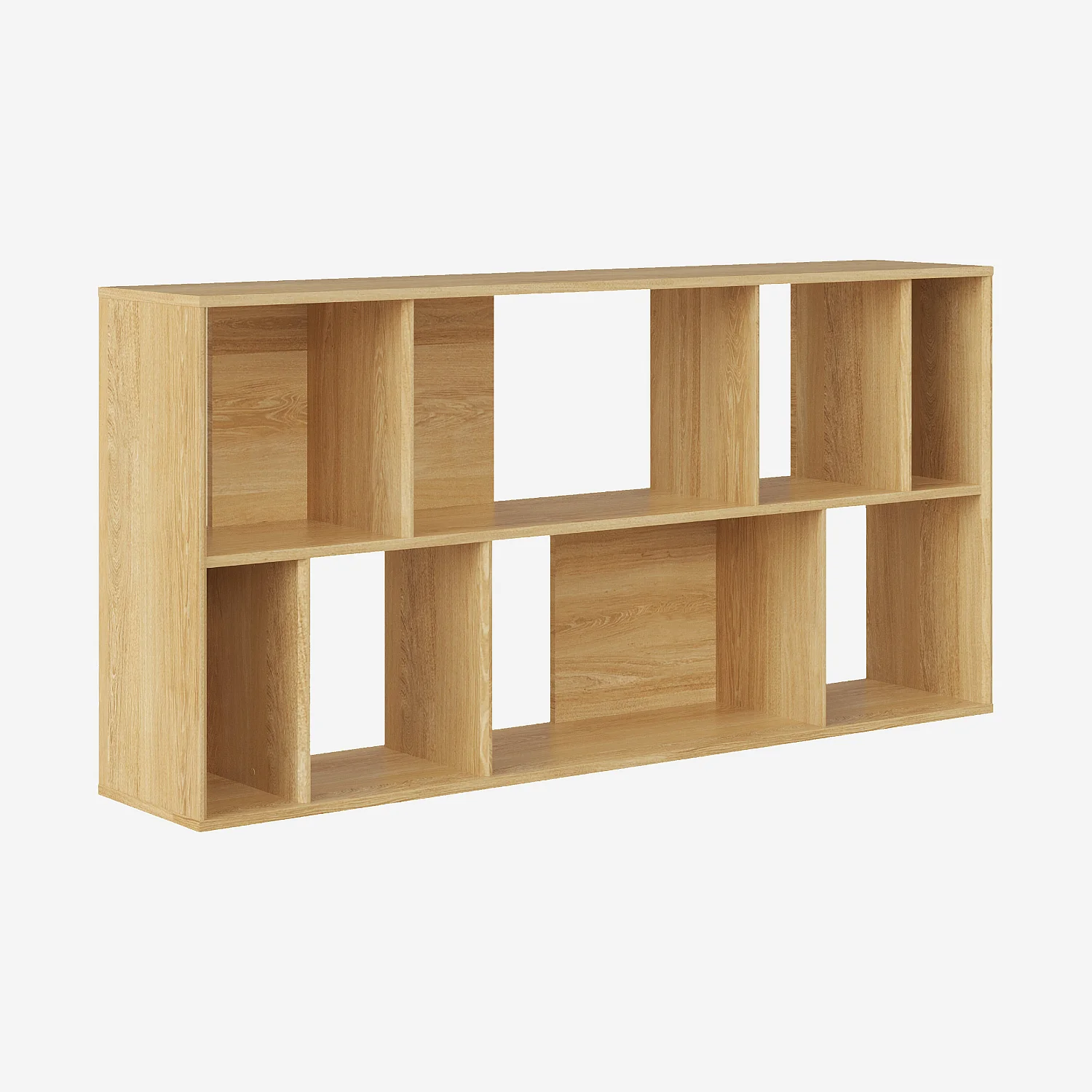 Bibliothèque en chêne 160 x 79 cm - Naturel - Design by Hélèna Pille - 3