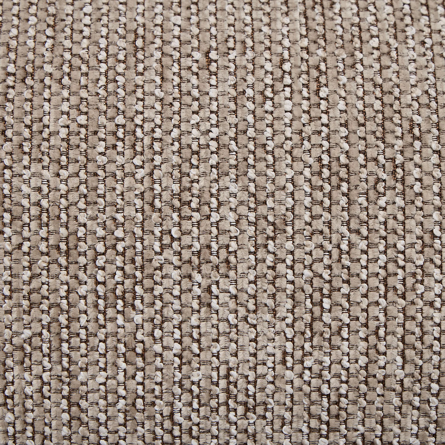 Canapé 3 places en tissu chenille  - Taupe - 2