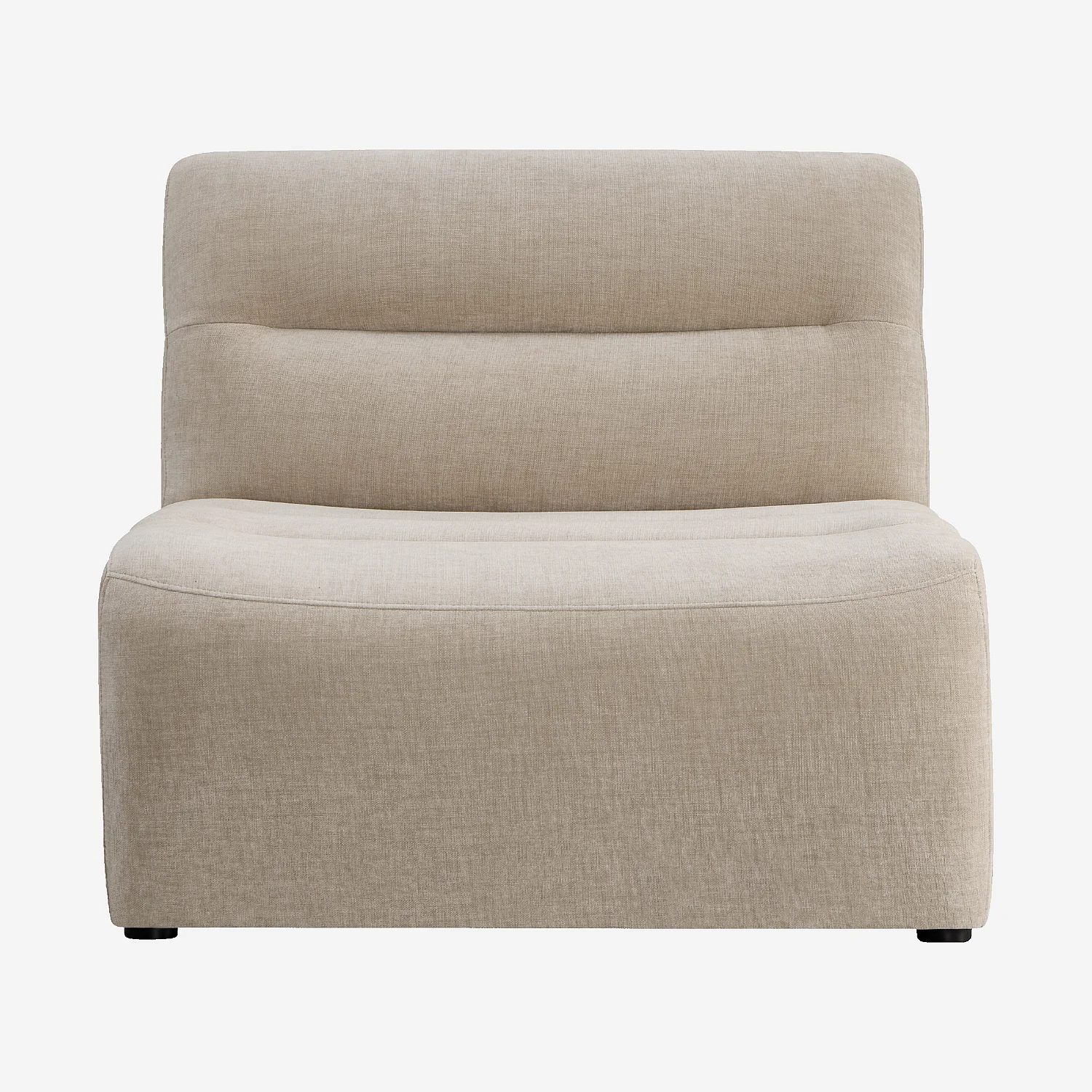 Chauffeuse en tissu - Taupe - 2