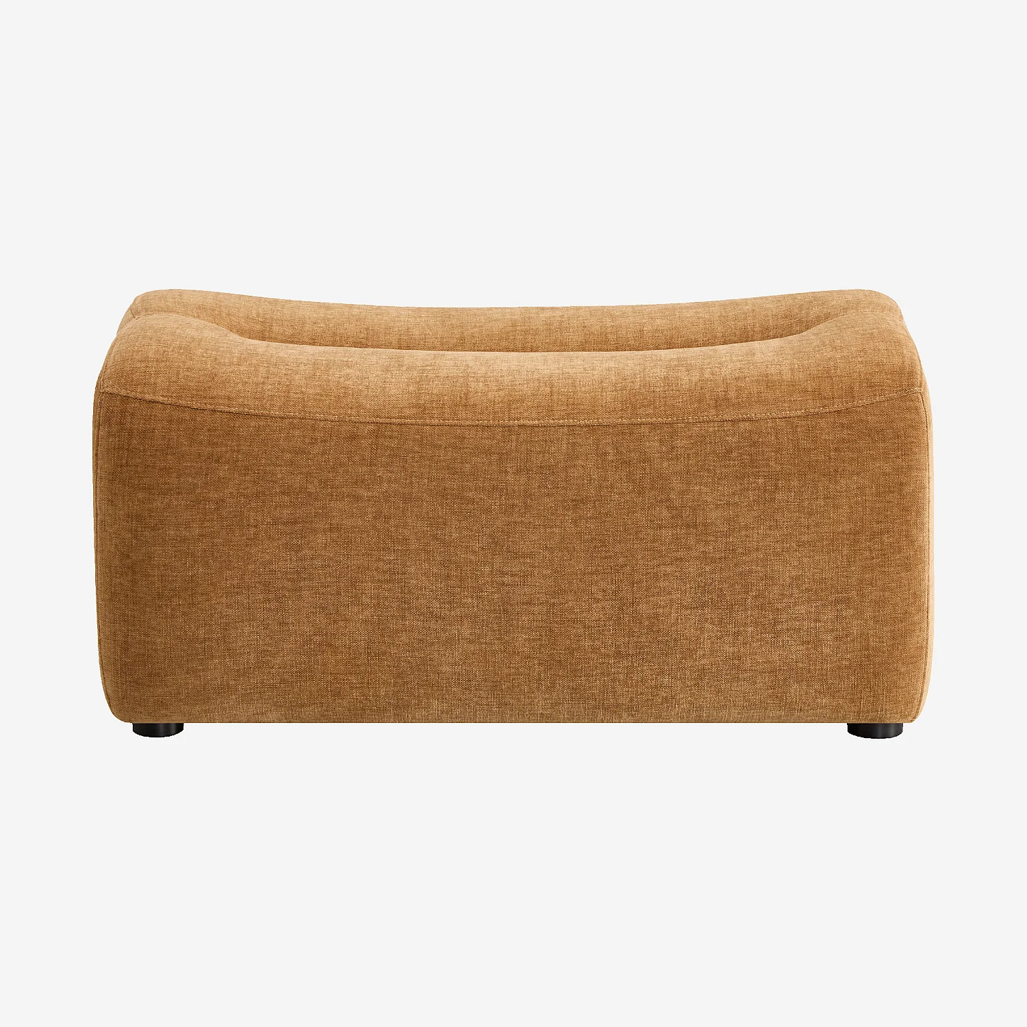 Repose-pieds en tissu - Ocre foncé - 5
