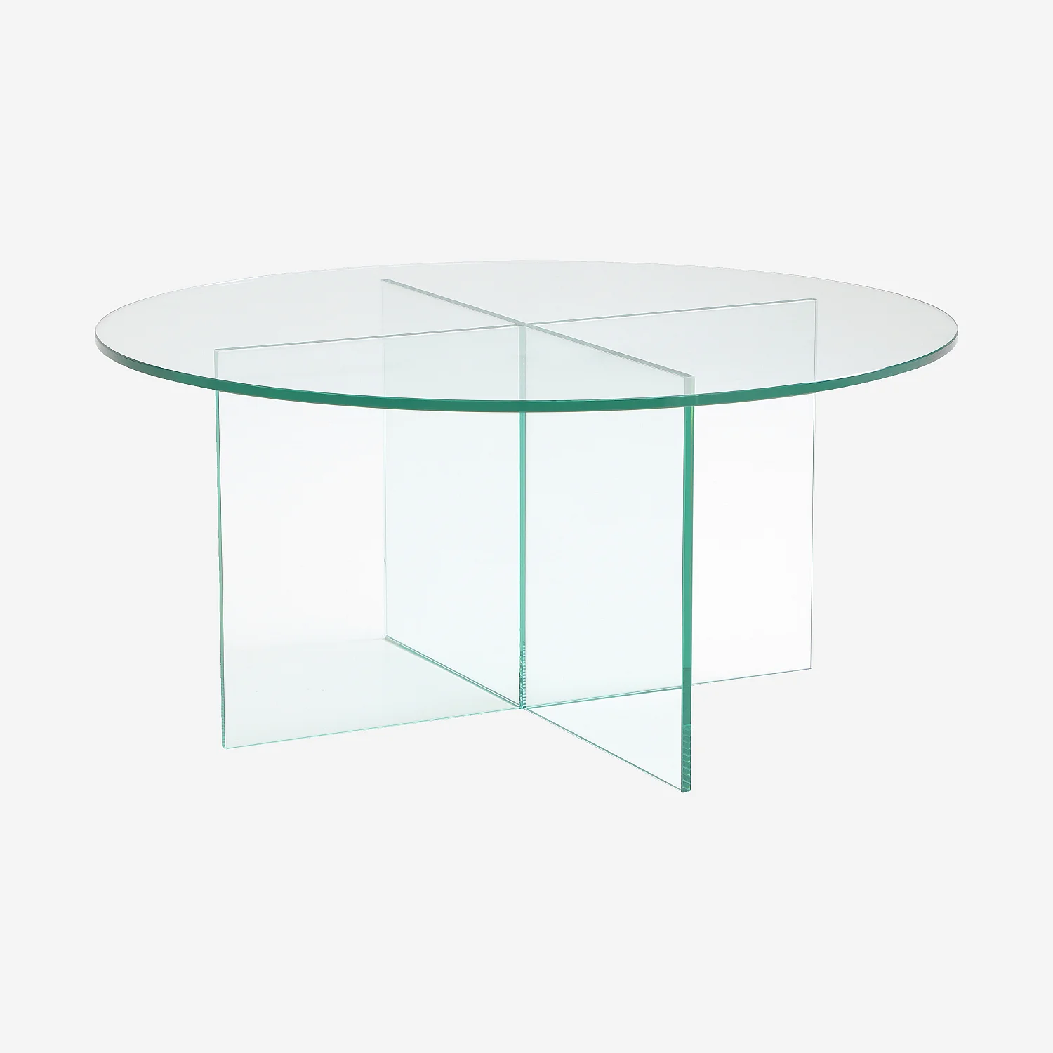 Table basse ronde en verre trempé - Transparent - Design by Céline Mognon Fichet - 3