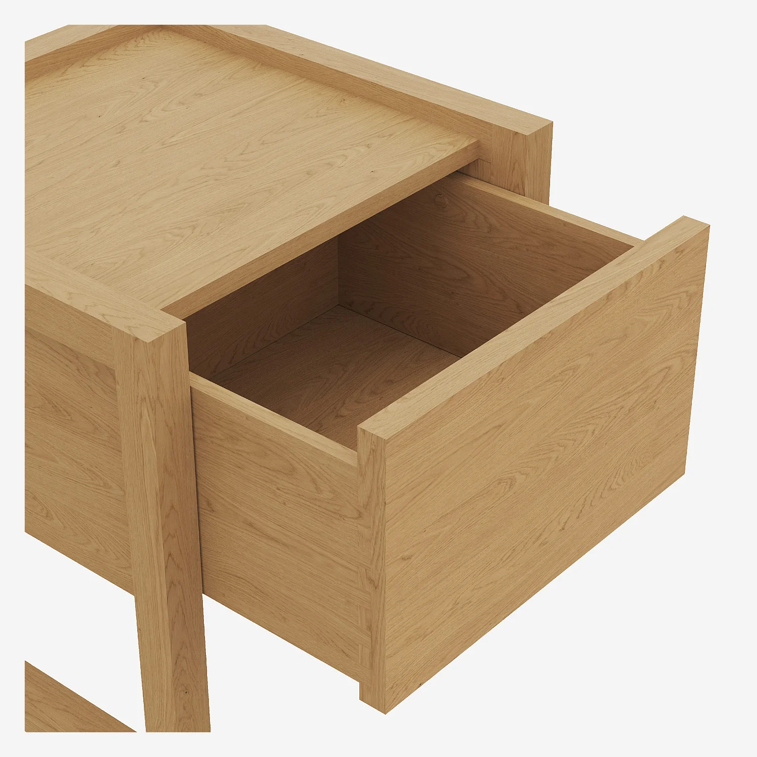 Mesita de noche de roble - Natural - Design by Bethan Gray - 3