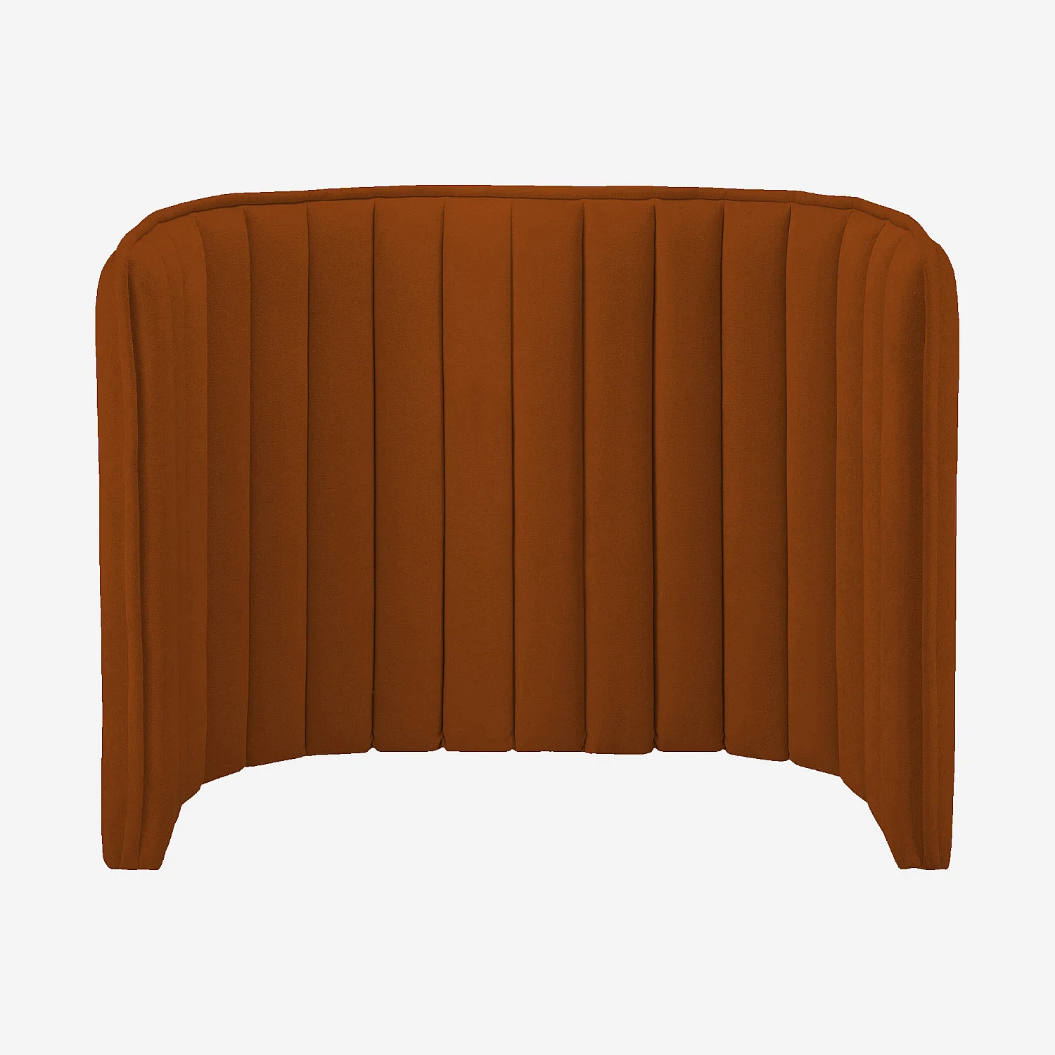 Tête de lit en tissu 200 x 102 cm - Terracotta - 1