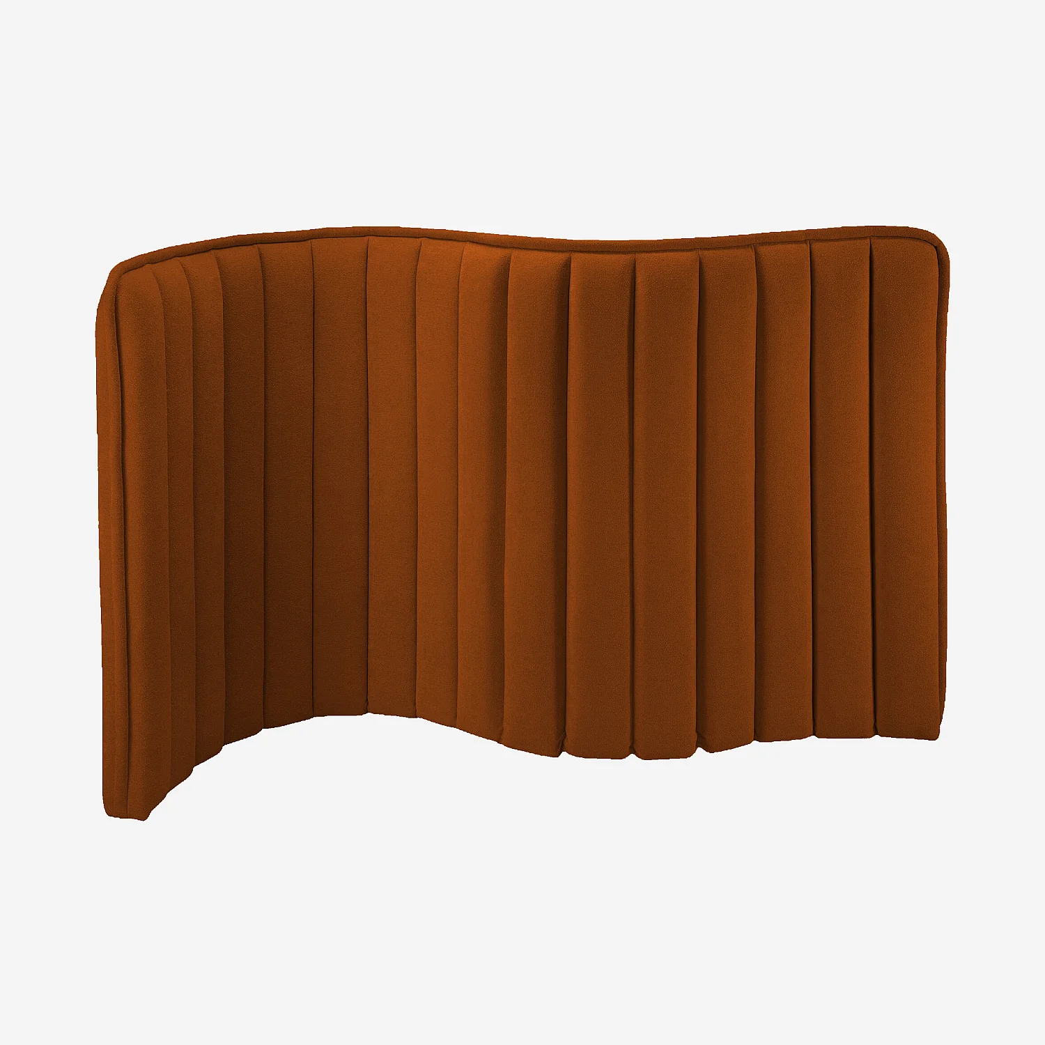 Tête de lit en tissu 200 x 102 cm - Terracotta - 2