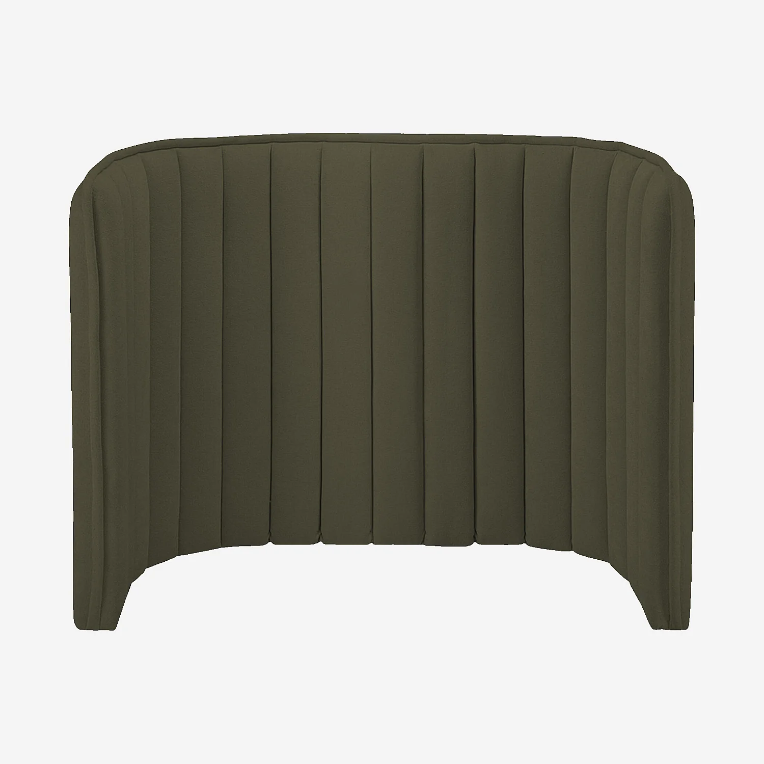 Tête de lit en tissu 200 x 102 cm - Vert sapin - 1