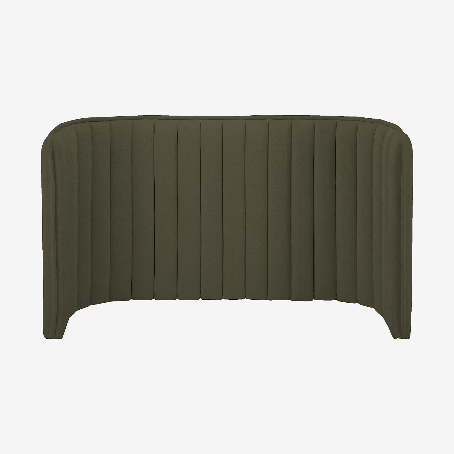 Tête de lit en tissu 244 x 102 cm - Vert sapin - 1