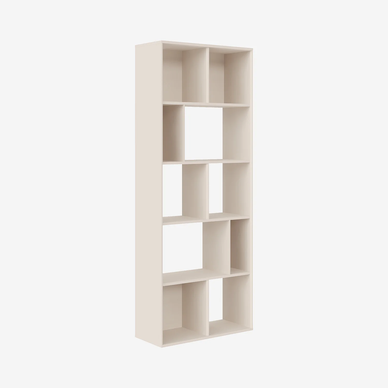Ensemble de bibliothèques en bois 114 x 195 cm - Grège - Design by Hélèna Pille - 4