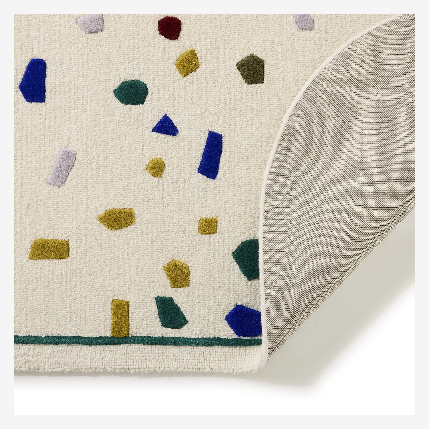 Tapis tufté en laine - 160 x 230 cm - Motifs à pois - Design by Floriane Jacques - 6