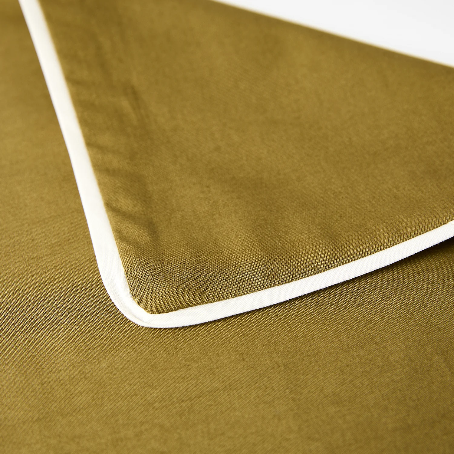 Parure de lit en percale de coton bio - 240 x 220 cm + 2 x 65 x 65 cm - Bronze - Design by Floriane Jacques - 6