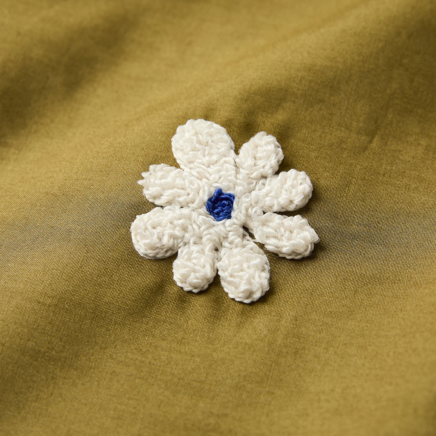 Parure de lit en percale de coton bio - 260 x 240 cm + 2 x 65 x 65 cm - Bronze - Design by Floriane Jacques - 7