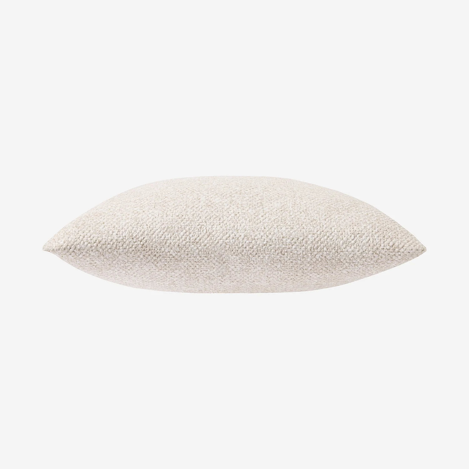 Coussin en tissu texturé - 44 x 44 cm - Ecru - 9