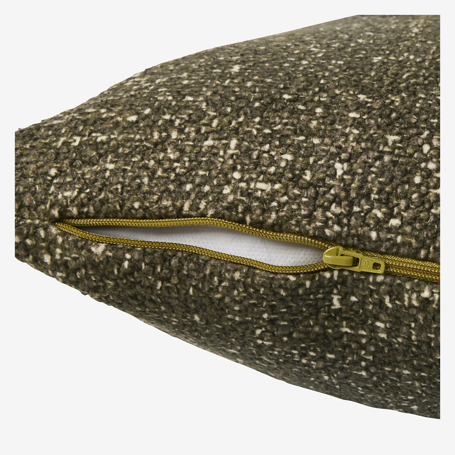Coussin en tissu texturé - 44 x 44 cm - Bronze - 3