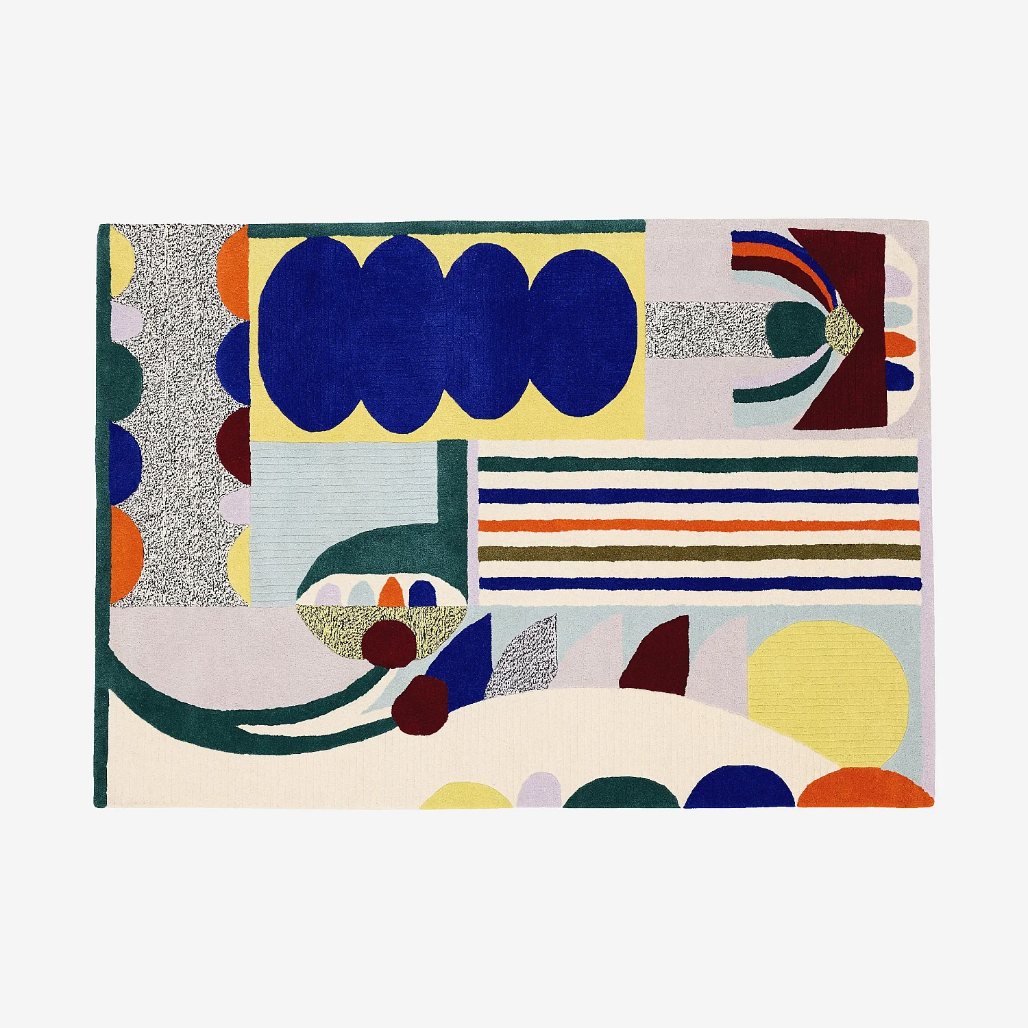 Tapis tufté en laine - 160 x 230 cm - Multicolore - Design by Floriane Jacques - 2