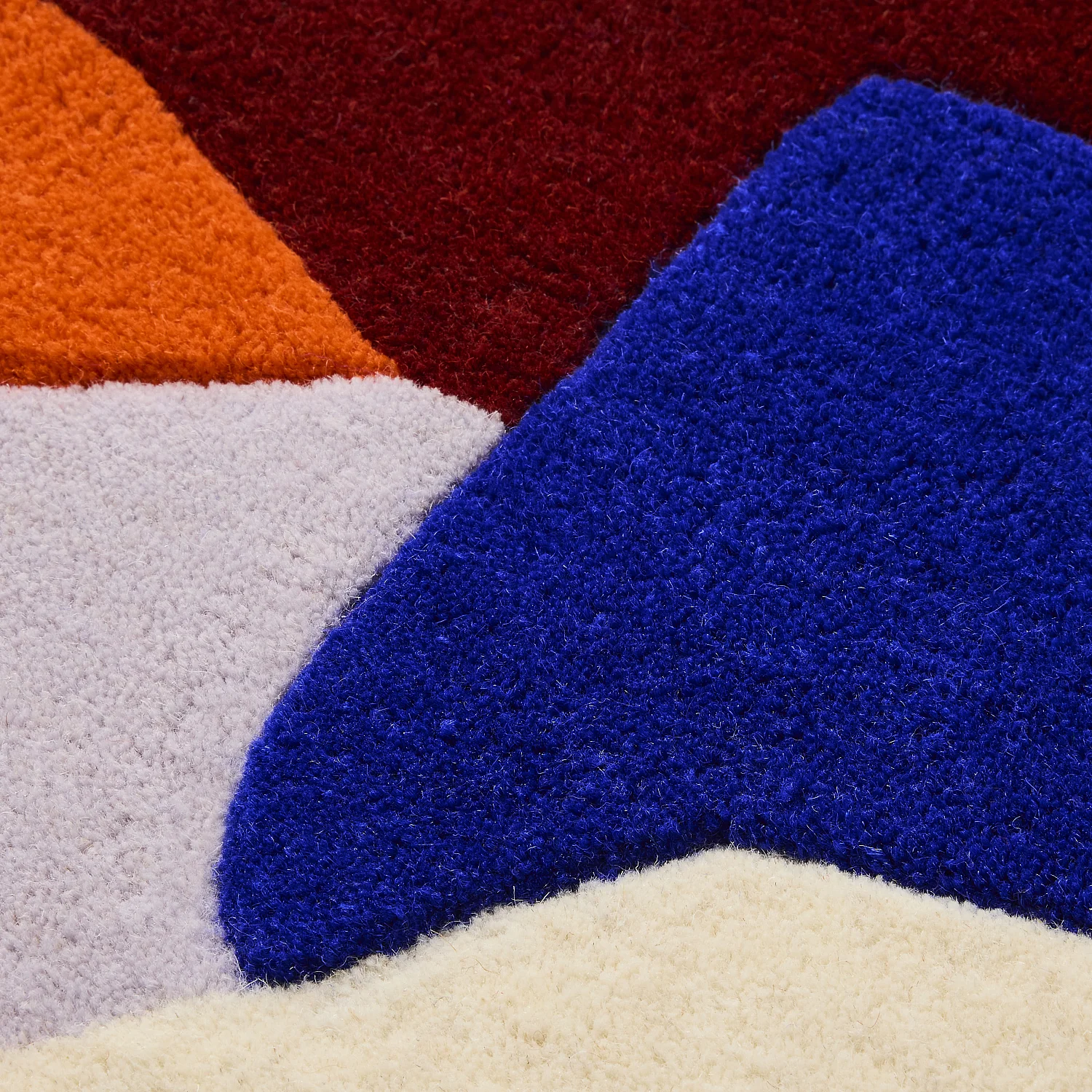 Tapis patchwork tufté en laine - 100 x 170 cm - Multicolore - Design by Floriane Jacques - 4