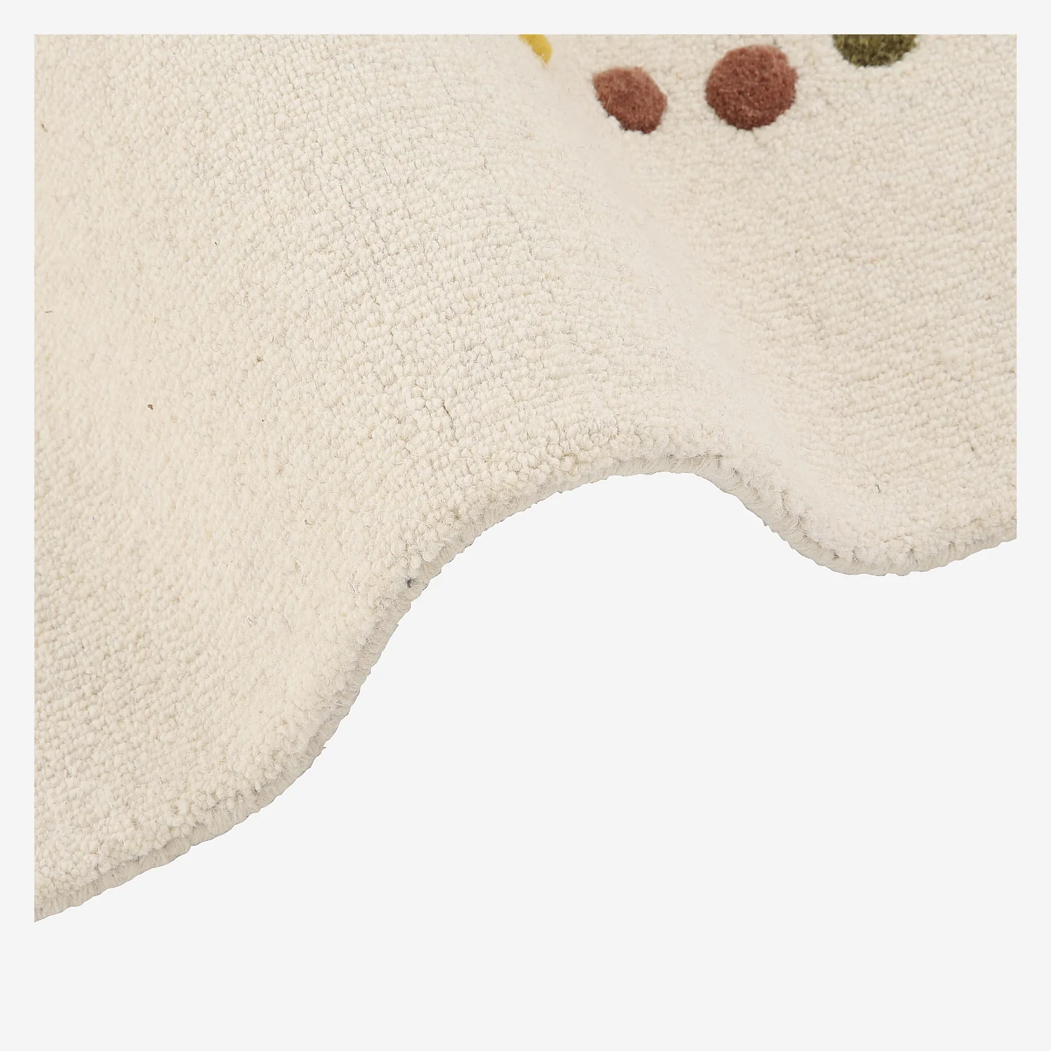 Tapis tufté en laine - 190 x 290 cm - Beige et multicolore - Design by Floriane Jacques - 3