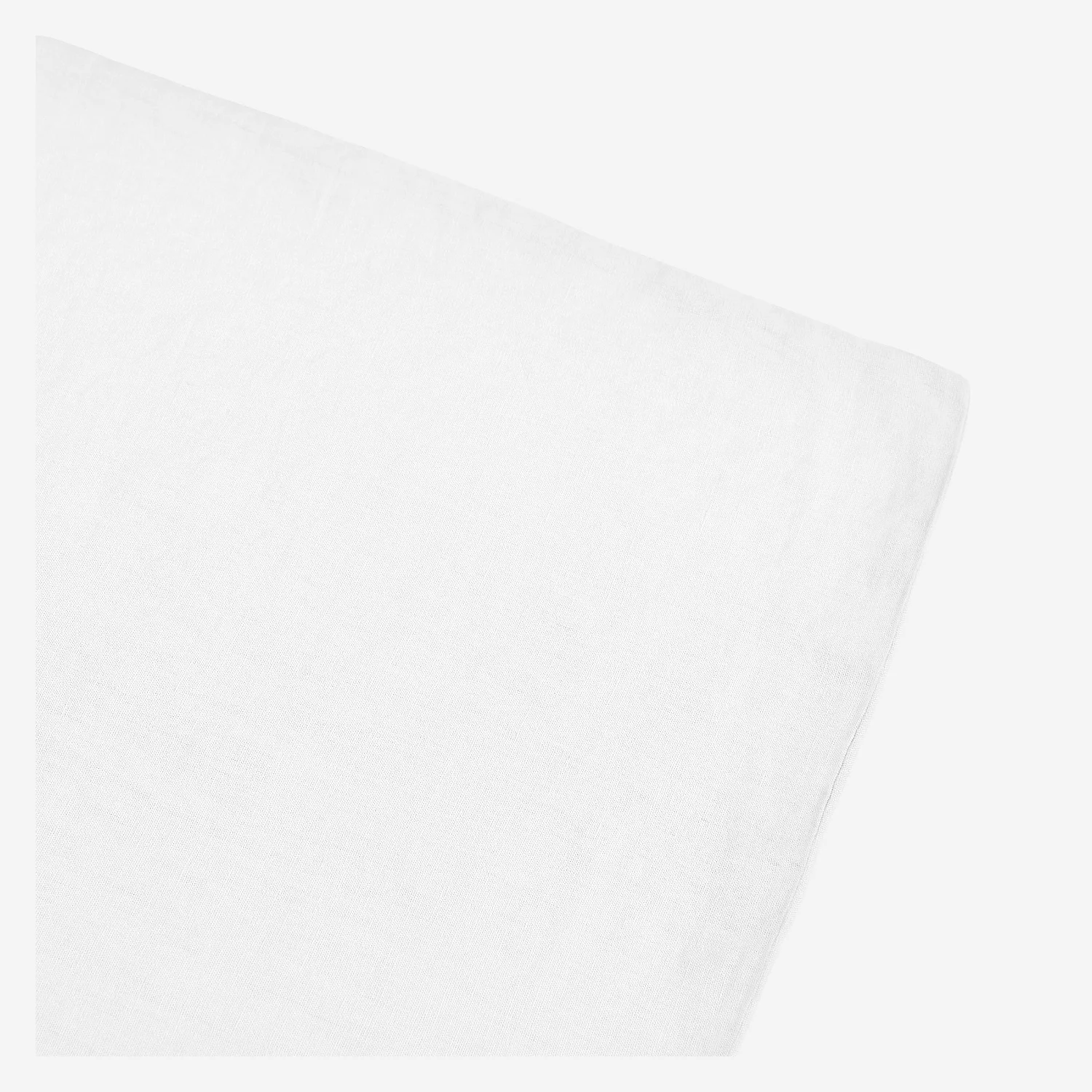 Housse de couette en lin - 240 x 220 cm - Blanc - 6