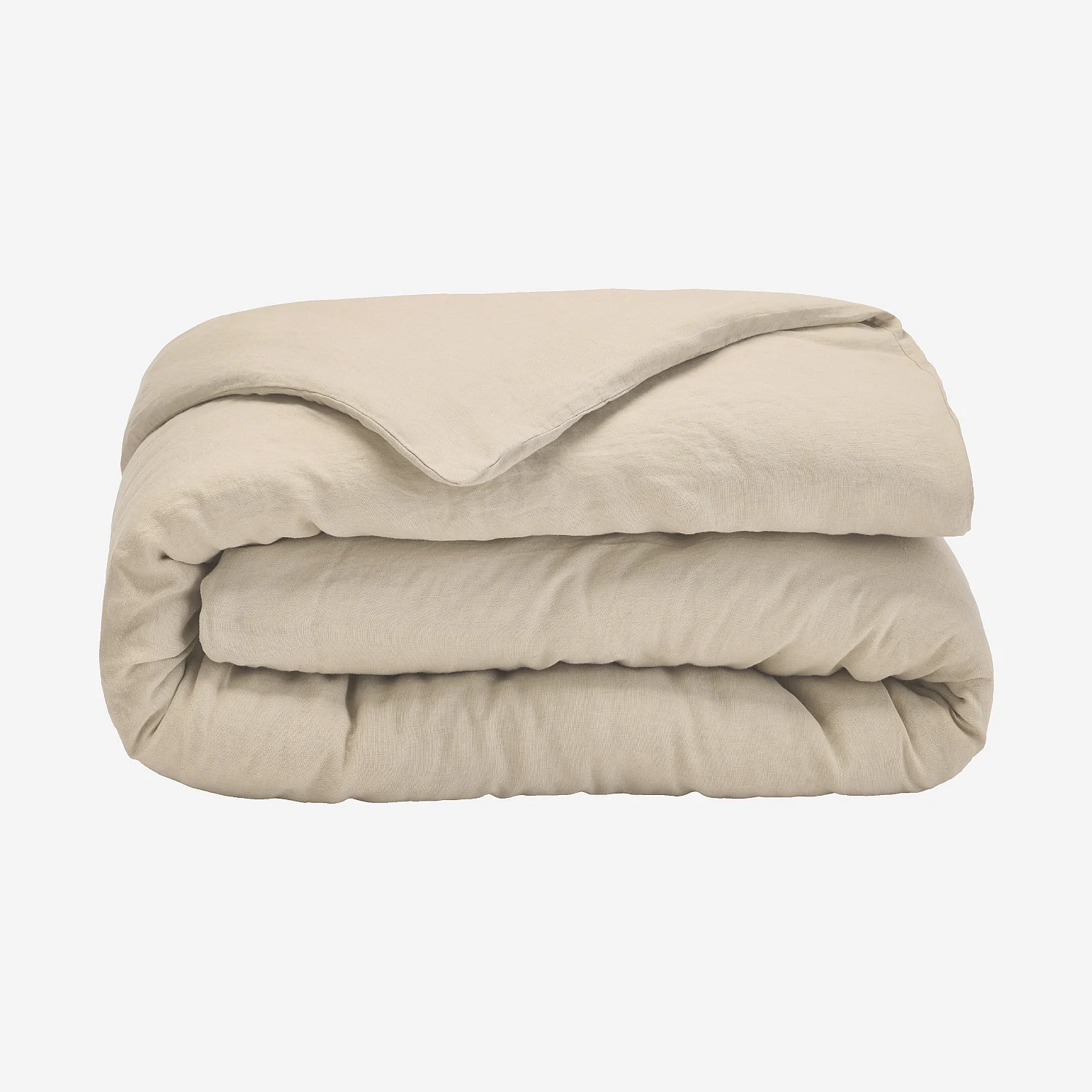Housse de couette en lin - 240 x 220 cm - Naturel - 2