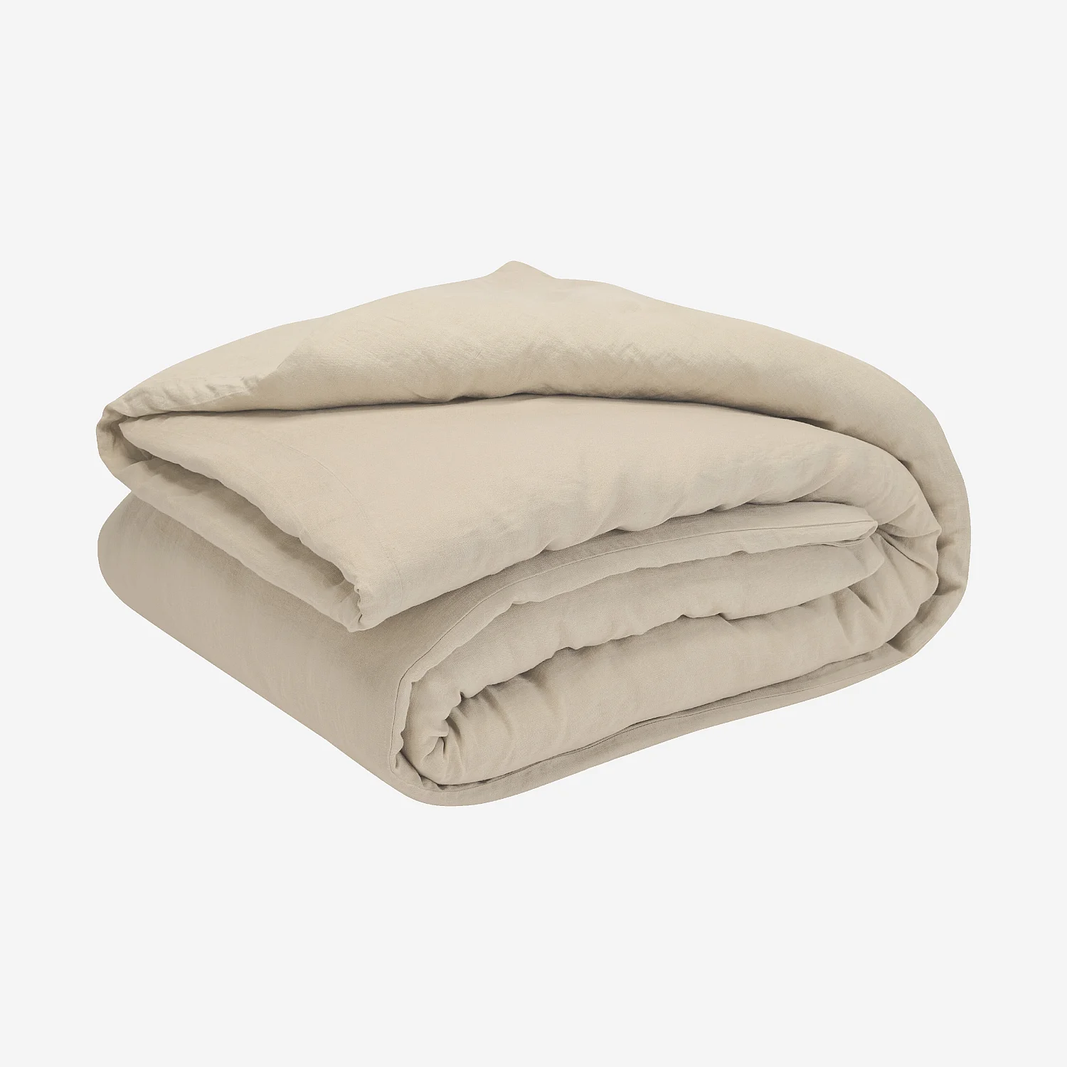 Housse de couette en lin - 240 x 220 cm - Naturel - 8