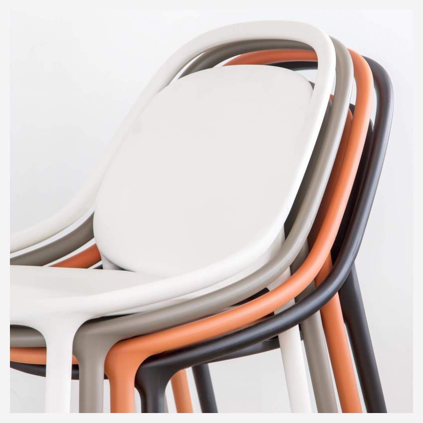 Chaise en polypropylène - Gris taupe - Design by Eugeni Quitllet