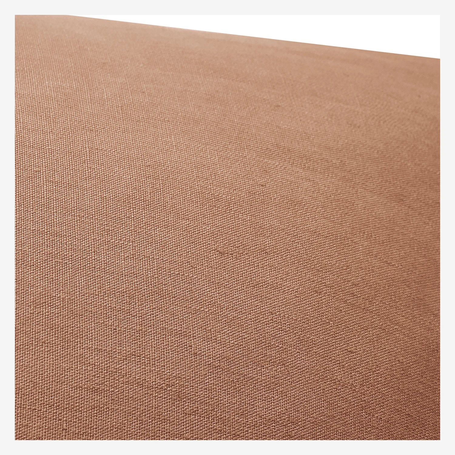 Taie d'oreiller en lin - 65 x 65 cm - Brun - 4
