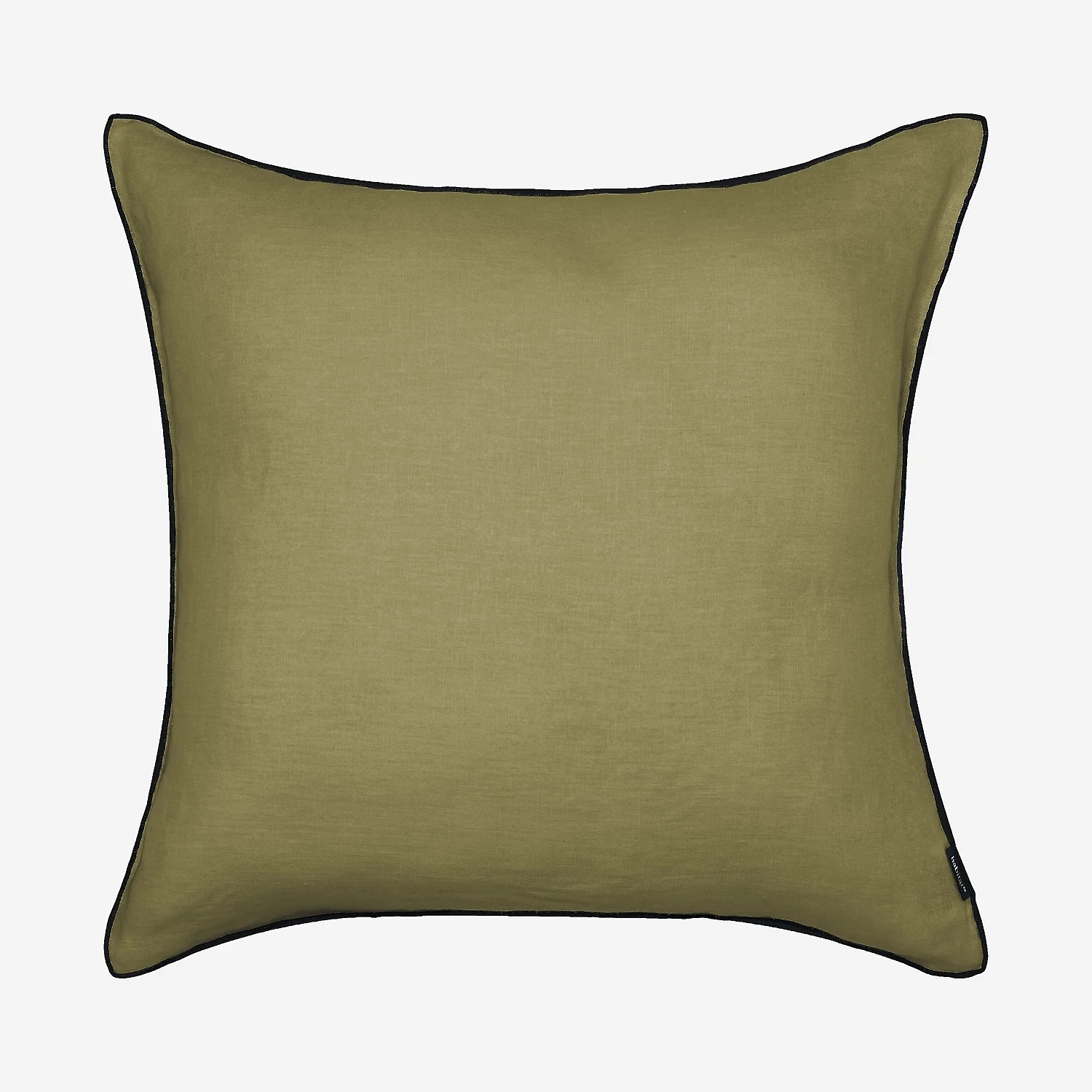 Coussin en lin à bourdon noir - 45 x 45 cm - Bronze - 2