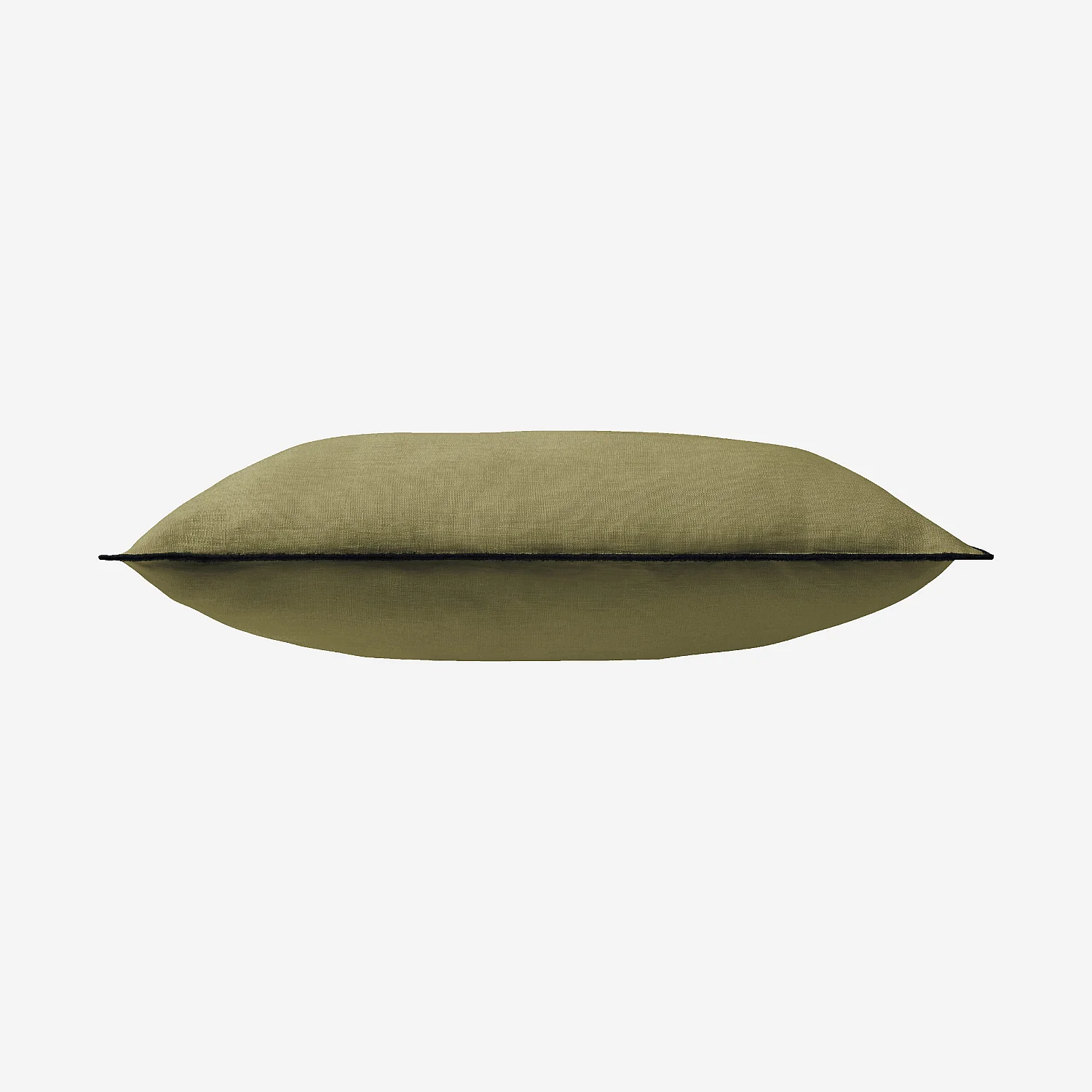 Coussin en lin à bourdon noir - 45 x 45 cm - Bronze - 8